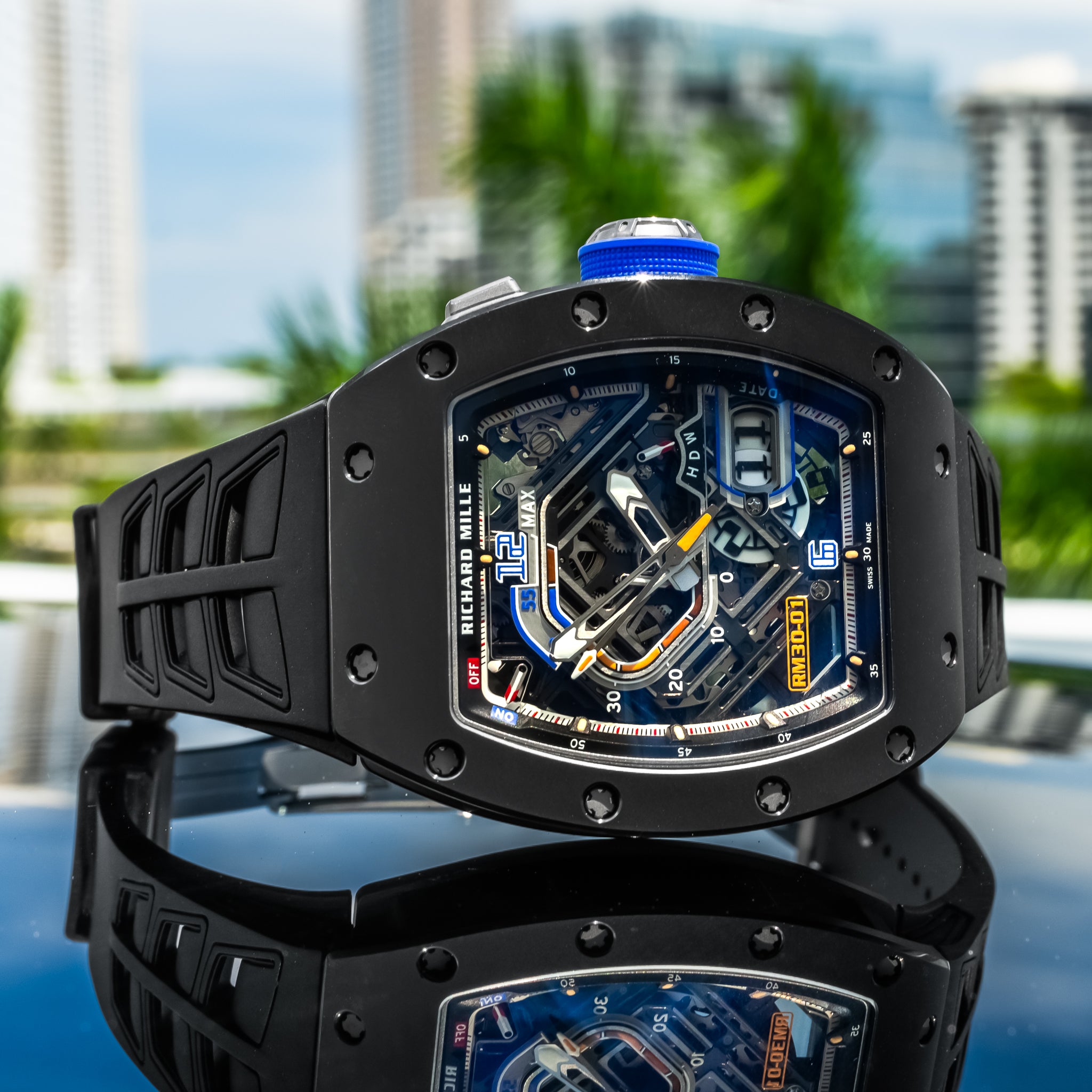 2026 Richard Mille RM 30-01 Black Ceramic 42.7 mm x 50 mm