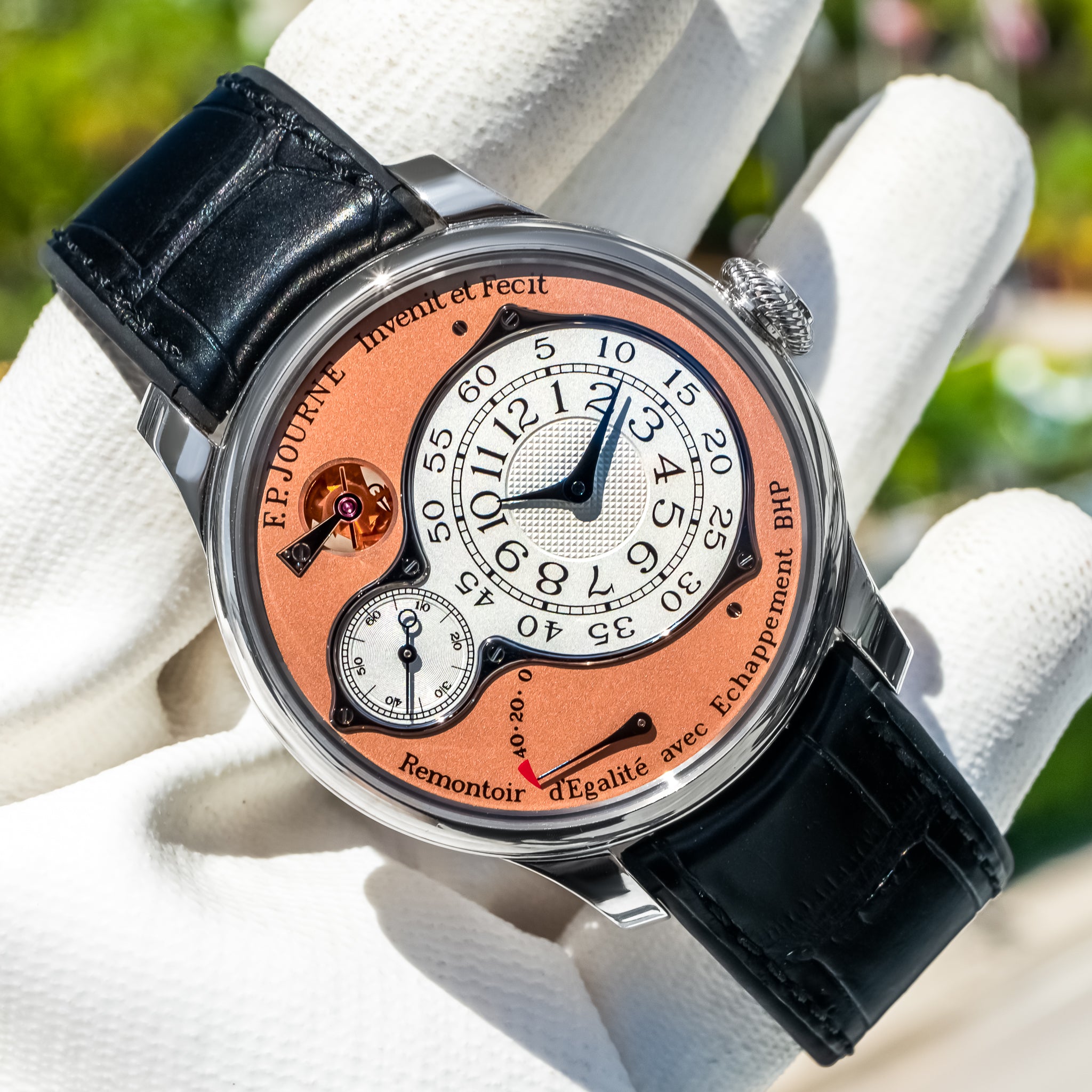 F.P. Journe Chronomètre Optimum Platinum Salmon Dial 40mm