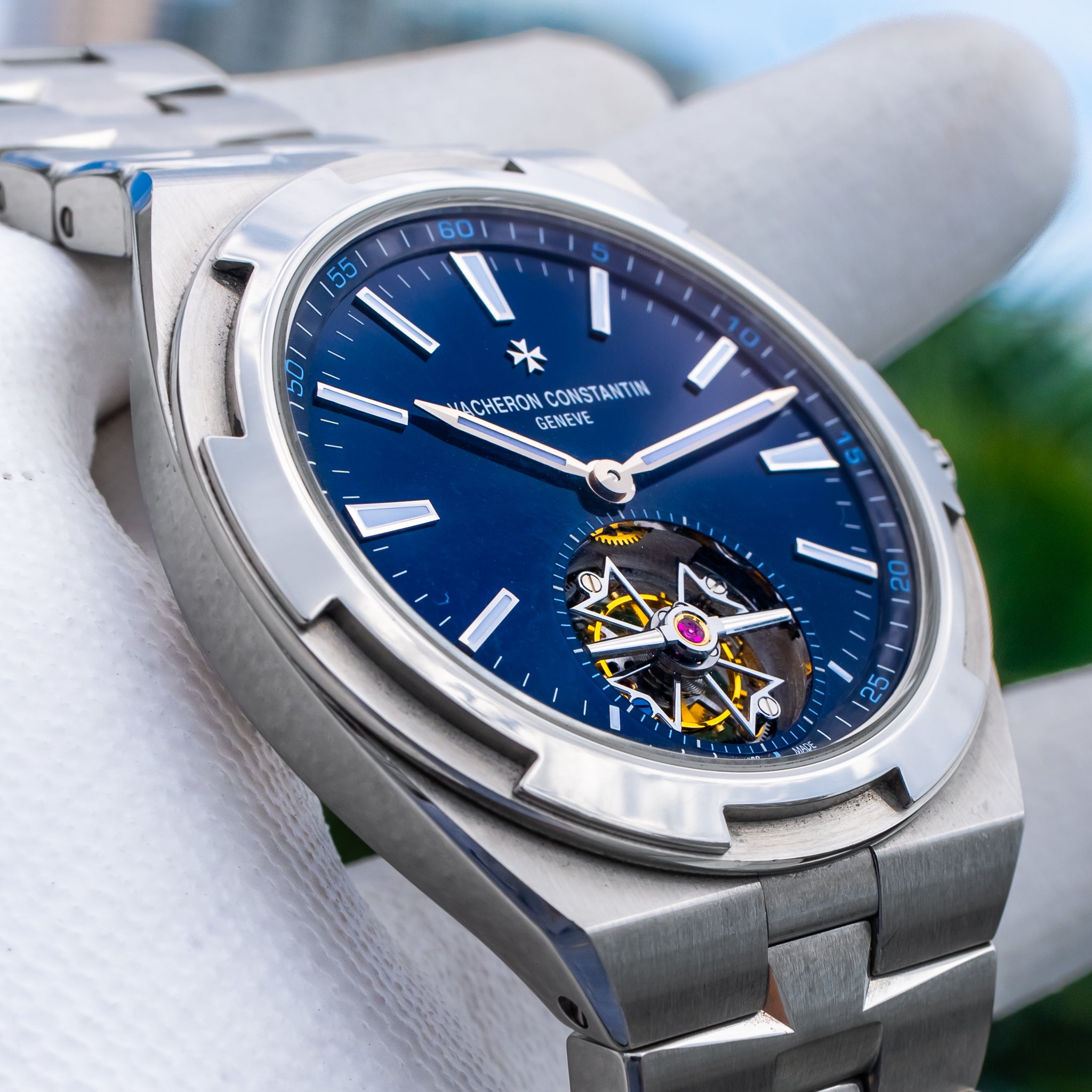 2021 Vacheron Constantin Overseas Tourbillon Stainless Steel 6000V/110A-B544