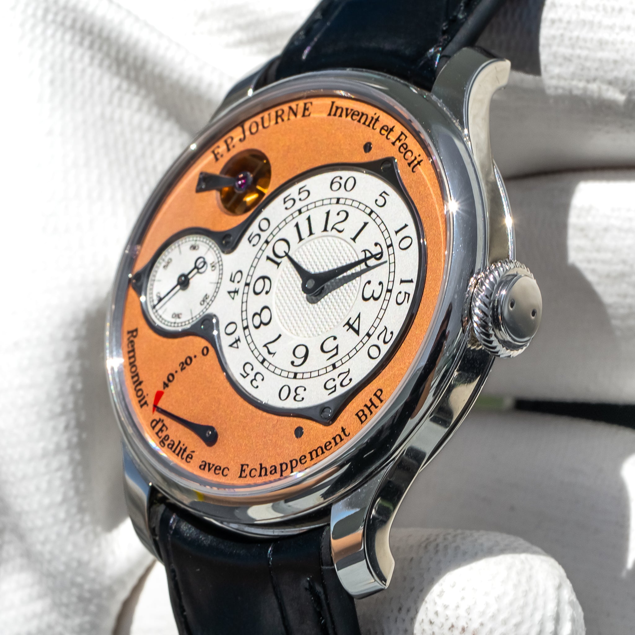 F.P. Journe Chronomètre Optimum Platinum Salmon Dial 40mm