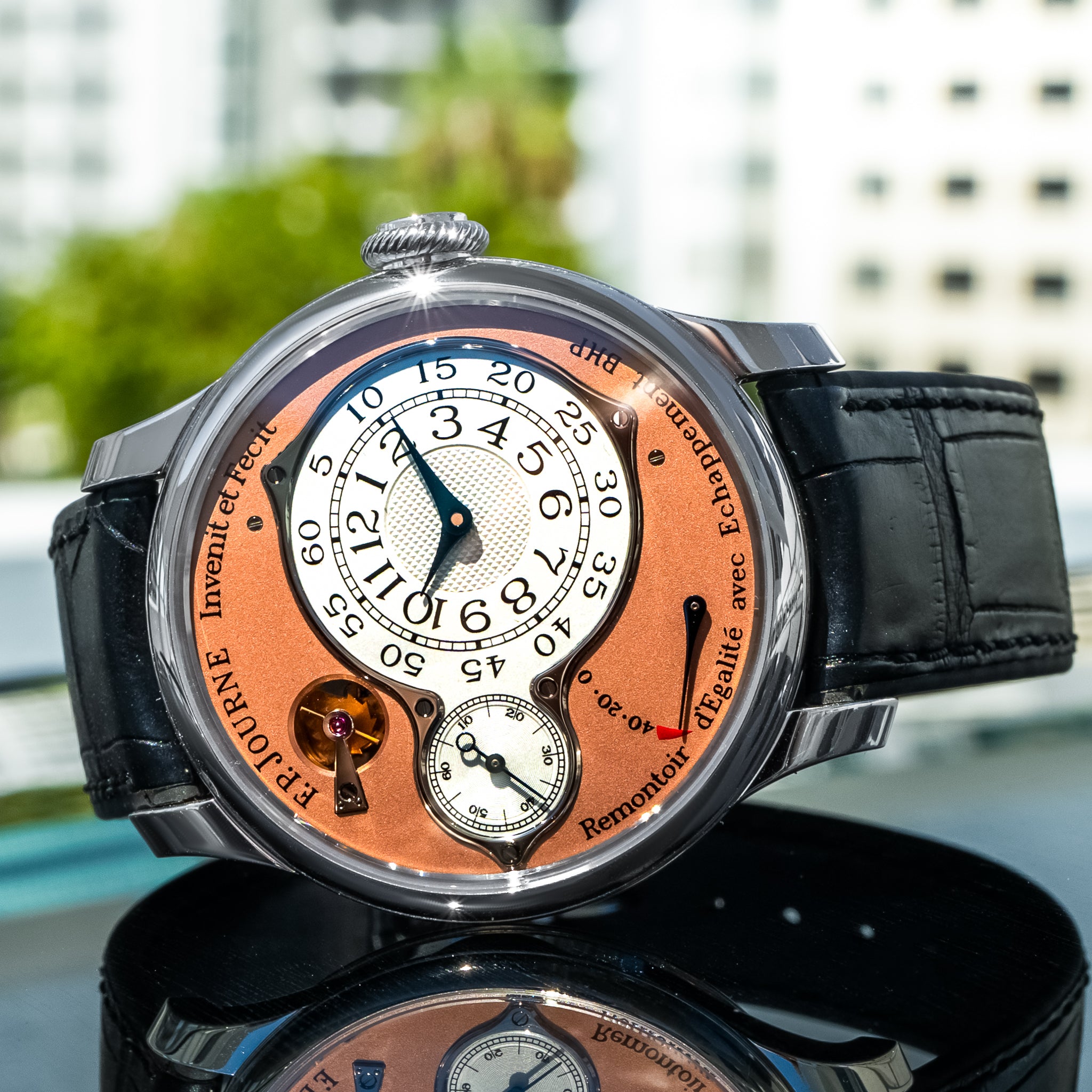 F.P. Journe Chronomètre Optimum Platinum Salmon Dial 40mm