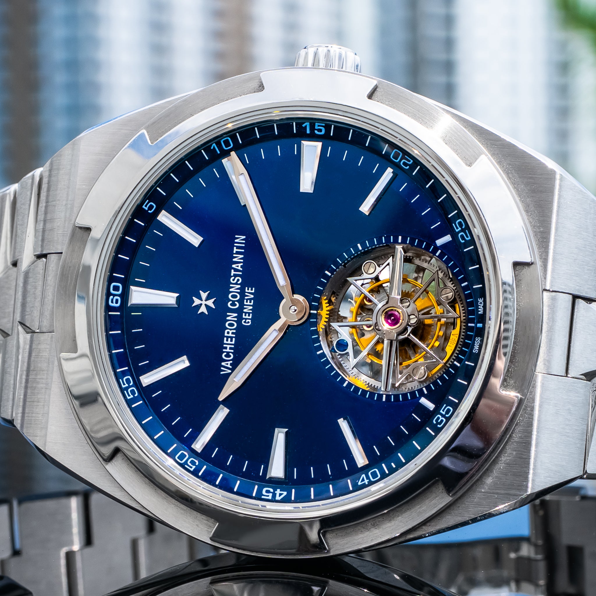 2021 Vacheron Constantin Overseas Tourbillon Stainless Steel 6000V/110A-B544