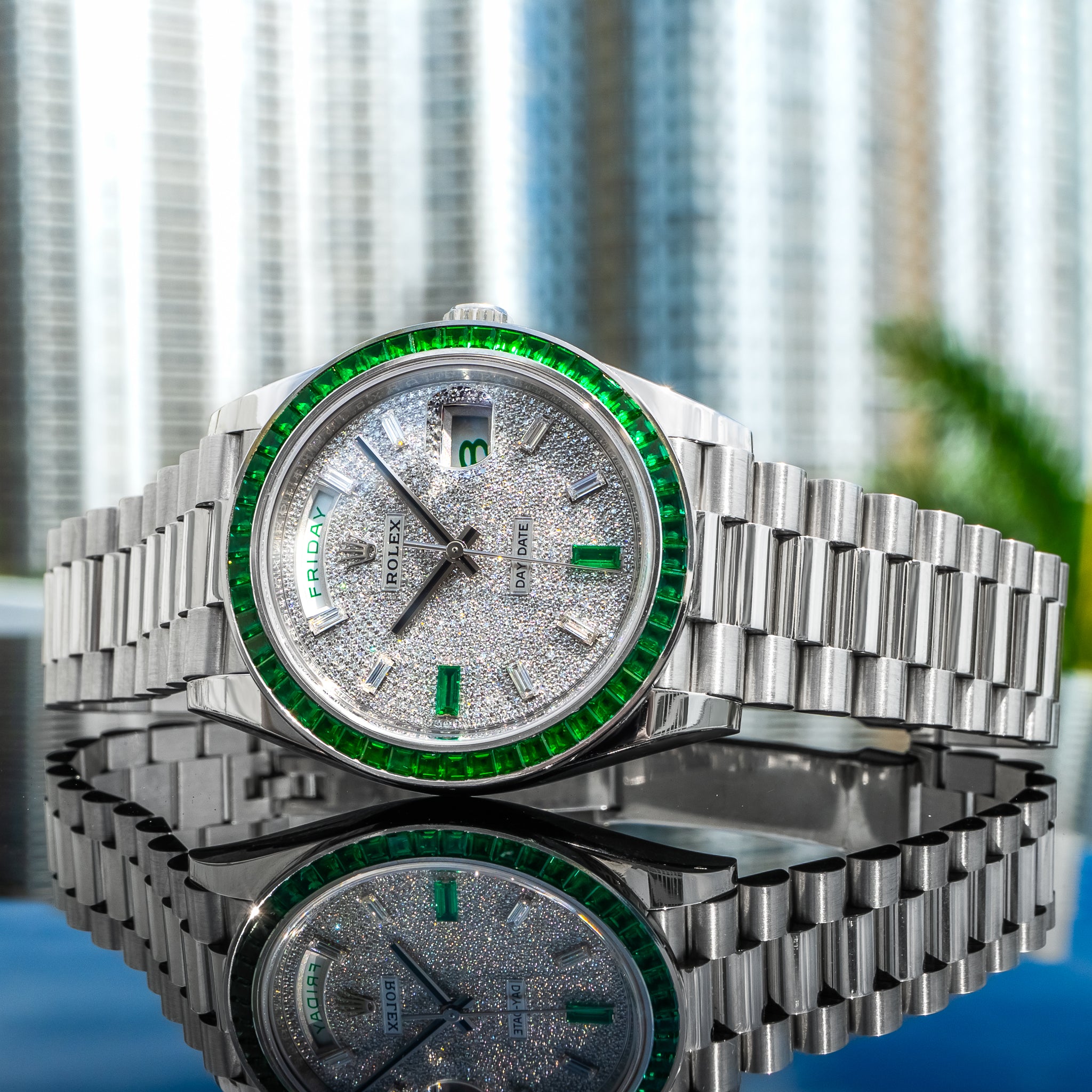 Rolex Day-Date 228396TEM Emerald 40mm