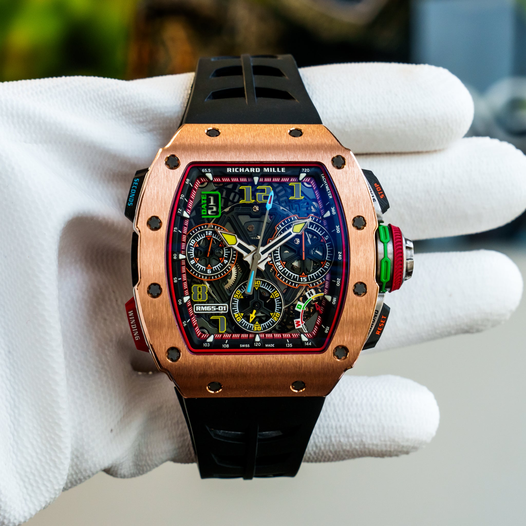 Richard Mille 2022 RM 65-01 Split-Seconds Chronograph Rose Gold