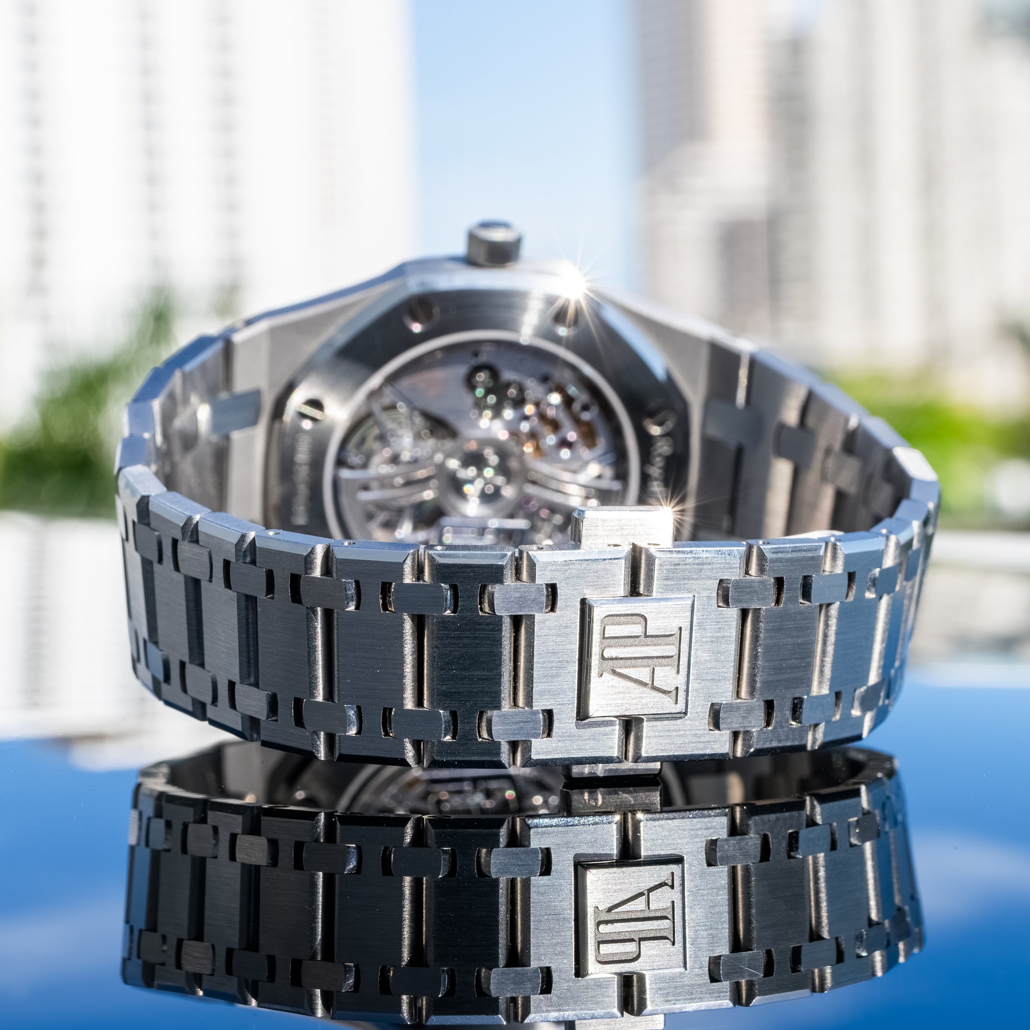 Audemars Piguet Royal Oak Steel Blue Dial 39mm Tourbillion 26670st