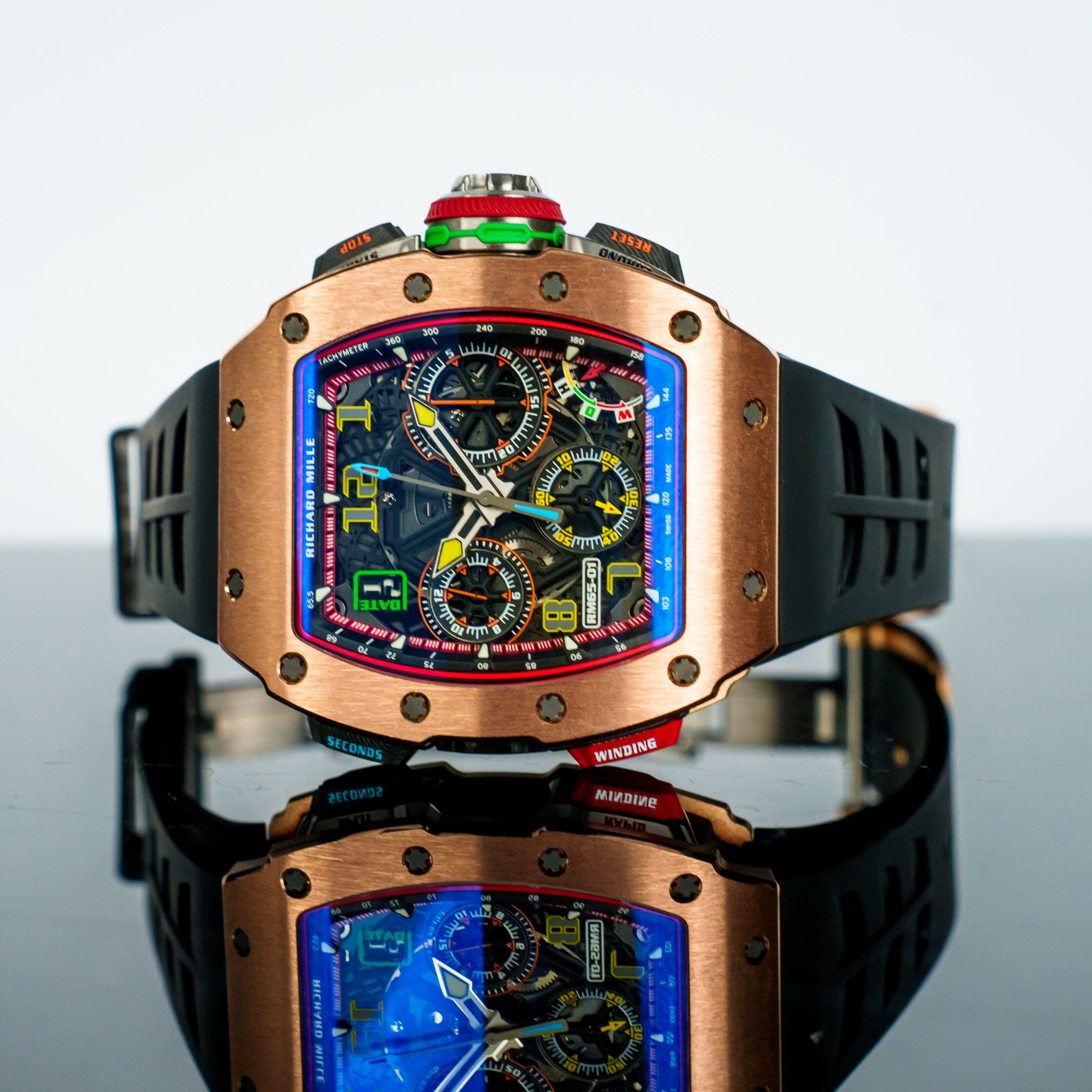 Richard Mille 2023 RM 65-01 Split-Seconds Chronograph Rose Gold