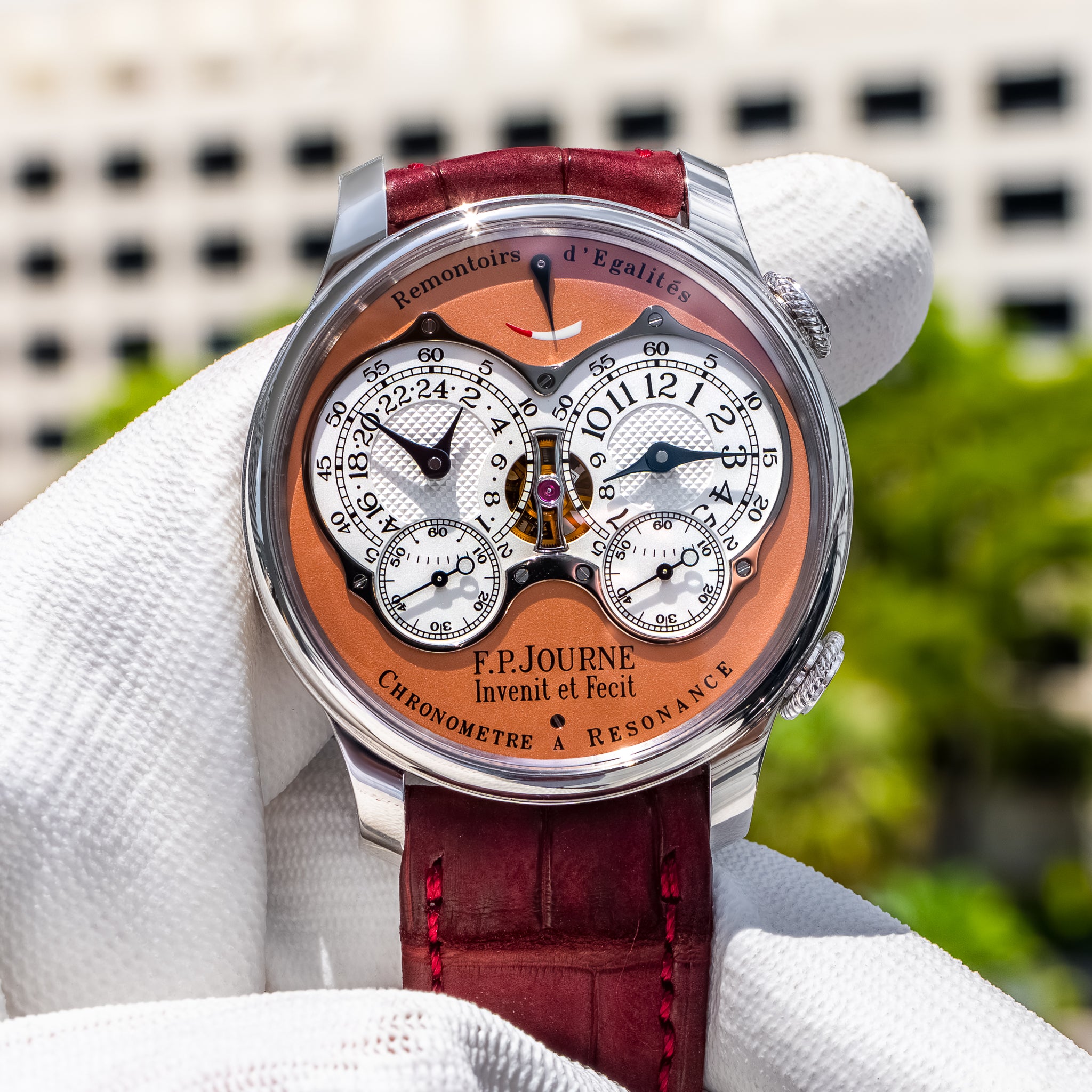 F.P. Journe Chronomètre À Résonance Salmon Dial 40mm