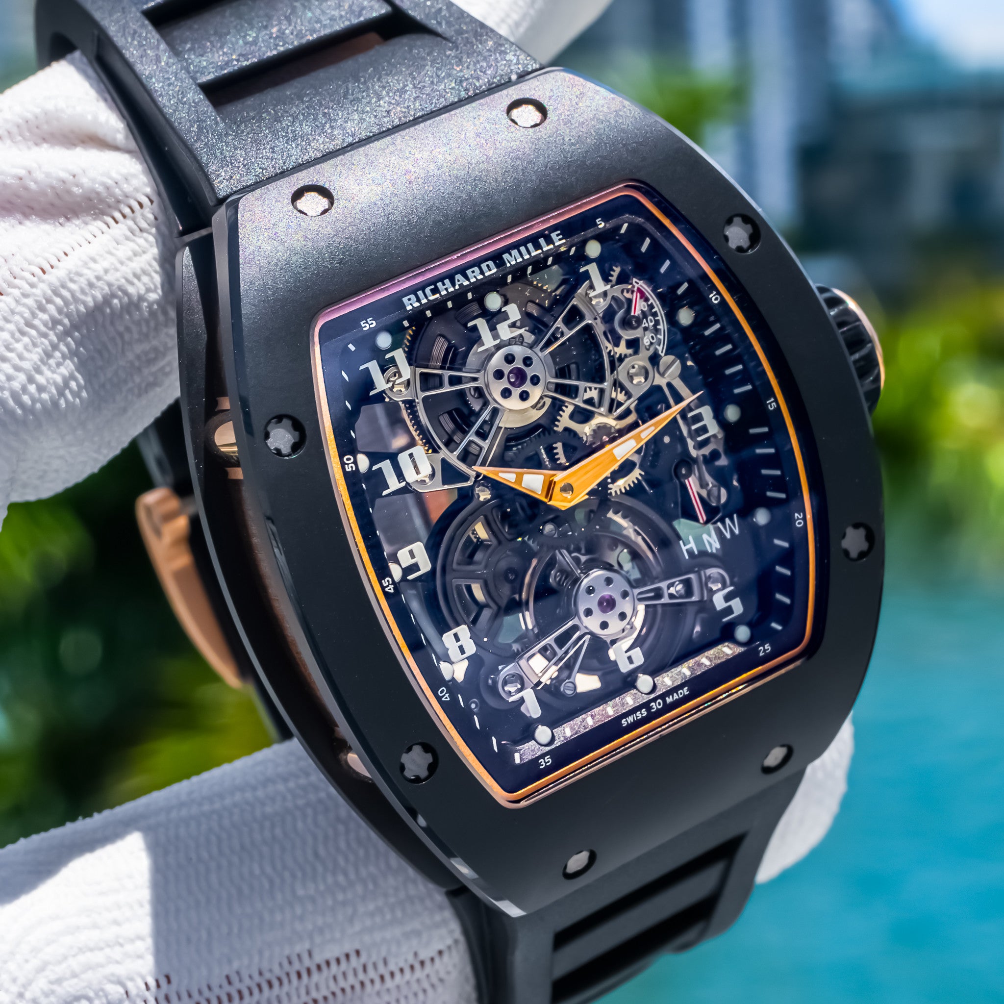 2022 Richard Mille RM17-01 Black Ceramic Manual Winding Tourbillon
