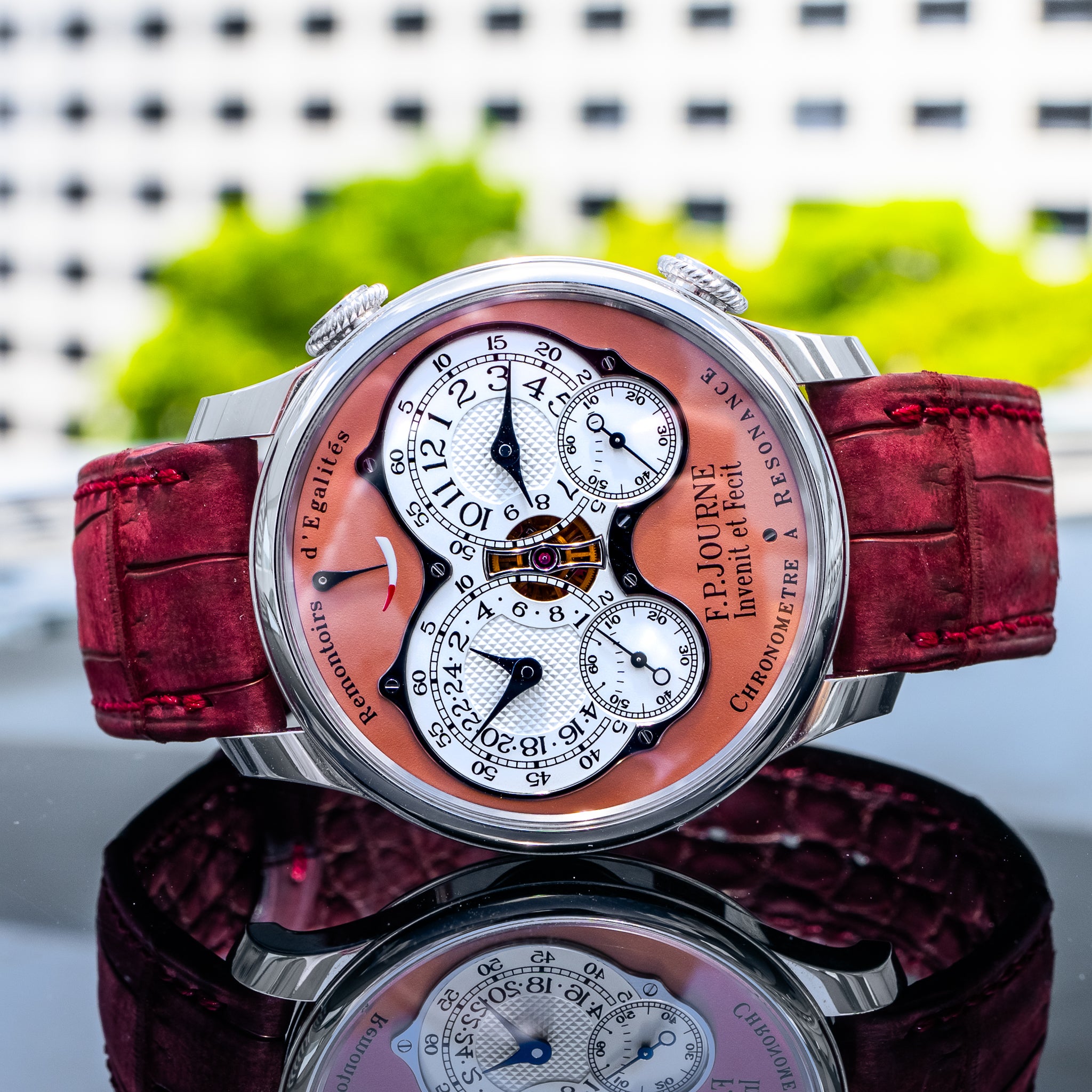 F.P. Journe Chronomètre À Résonance Salmon Dial 40mm