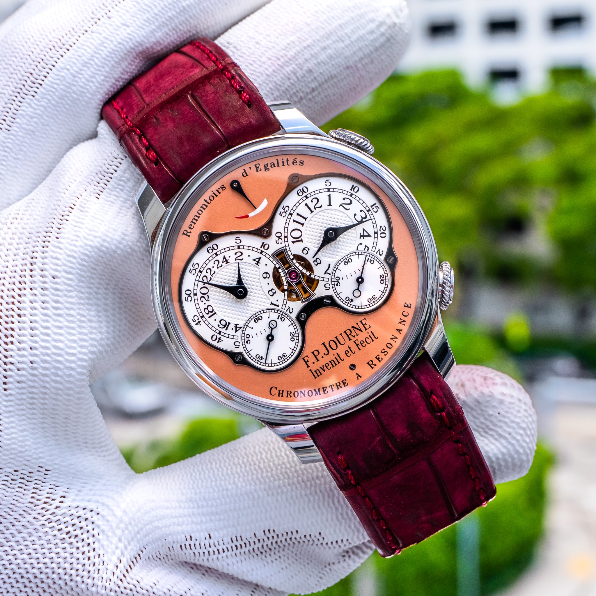 F.P. Journe Chronomètre À Résonance Salmon Dial 40mm