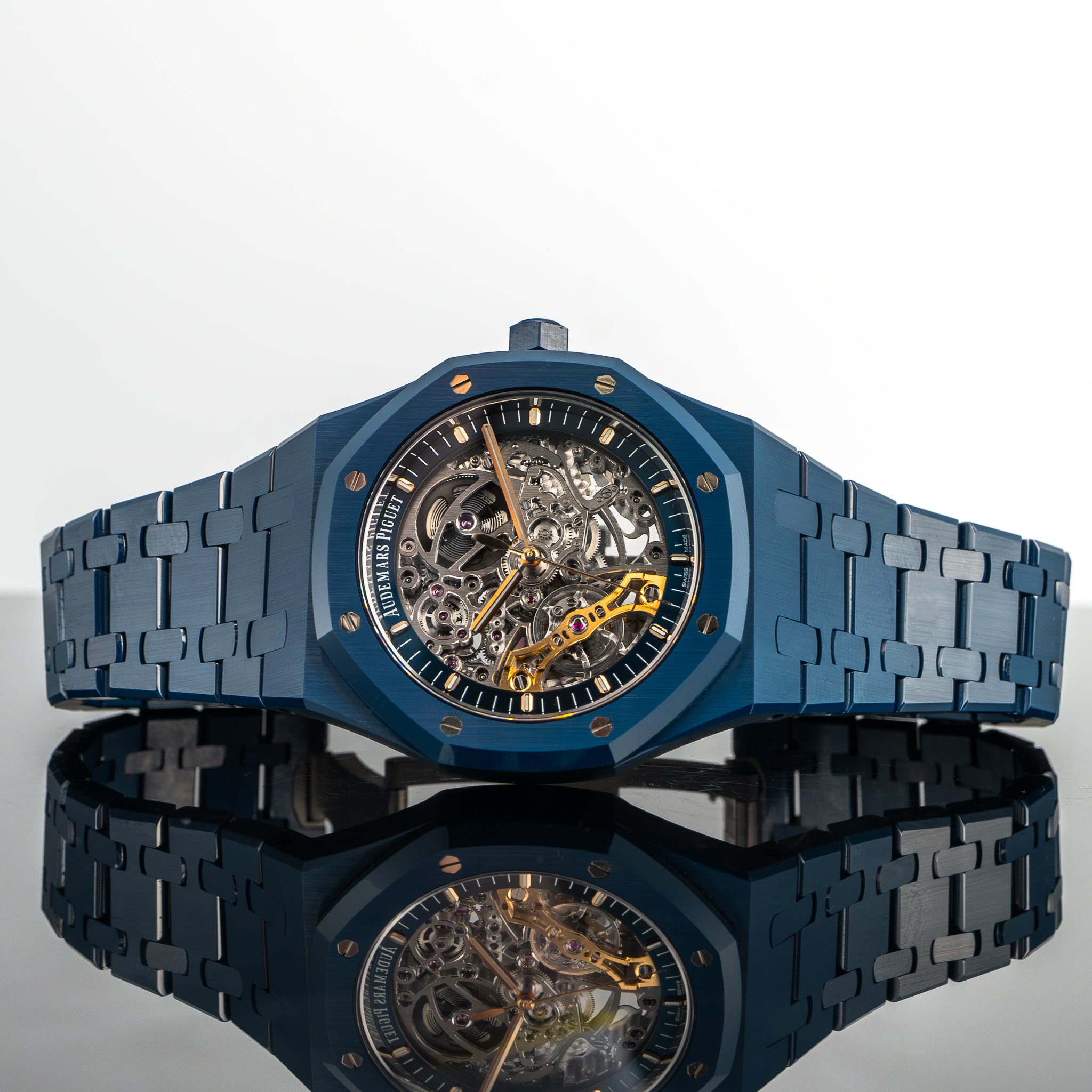 2026 Audemars Piguet 15416CD Double Balance Wheel Openworked Blue Ceramic 41mm