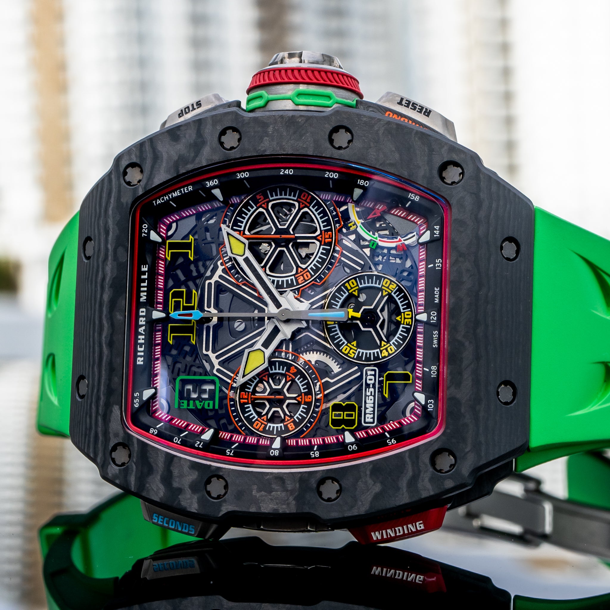 Richard Mille 2021 RM 65-01 Split-Seconds Chronograph Black NTPT