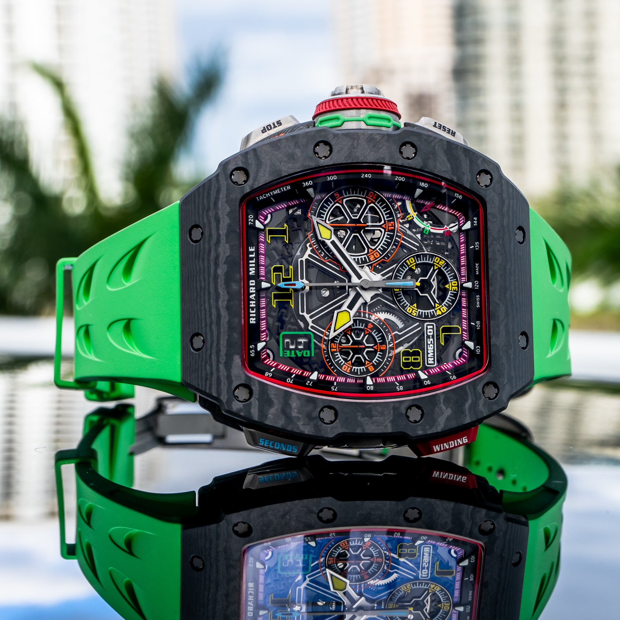 Richard Mille 2021 RM 65-01 Split-Seconds Chronograph Black NTPT