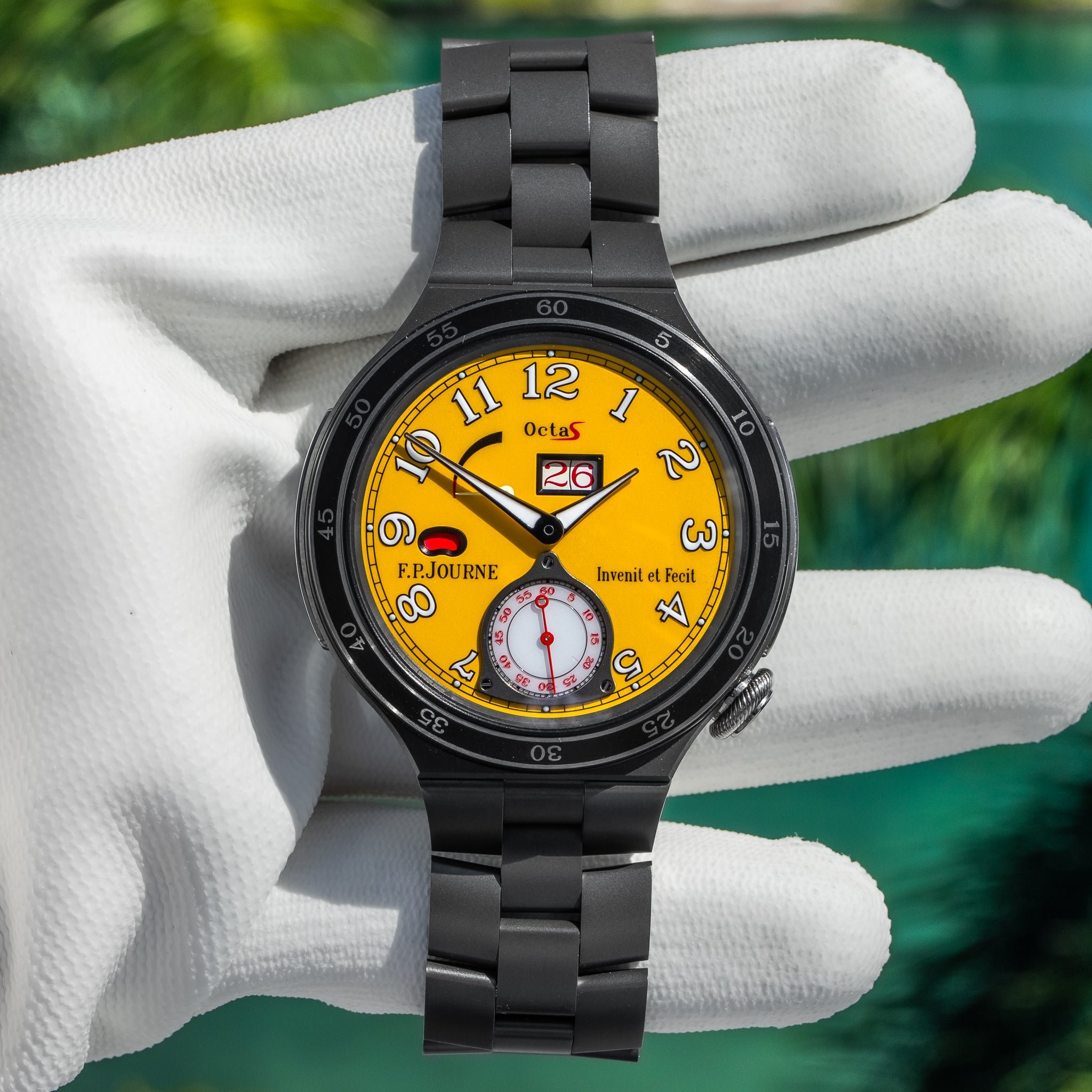 F.P. Journe LineSport Automatique Reserve Yellow Dial Titanium 44mm