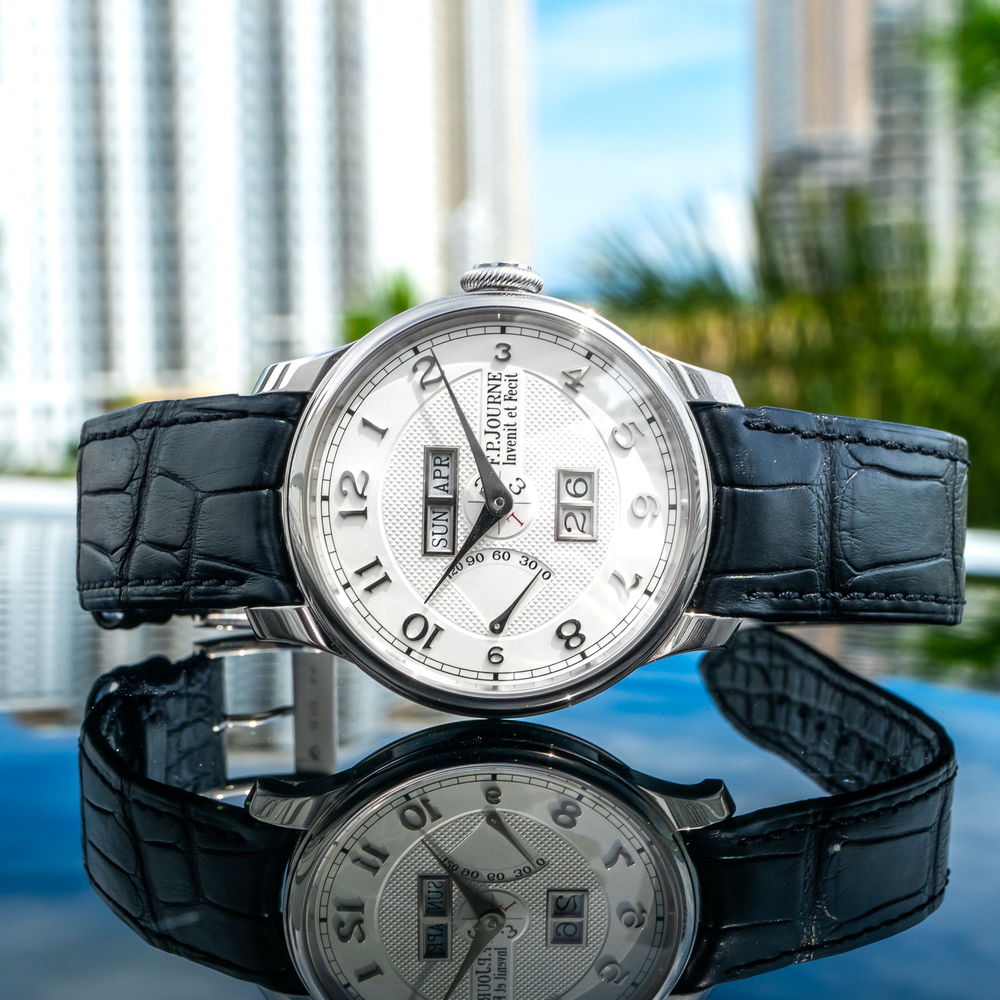 F.P. Journe Quantième Perpétuel Platinum White Dial 40mm