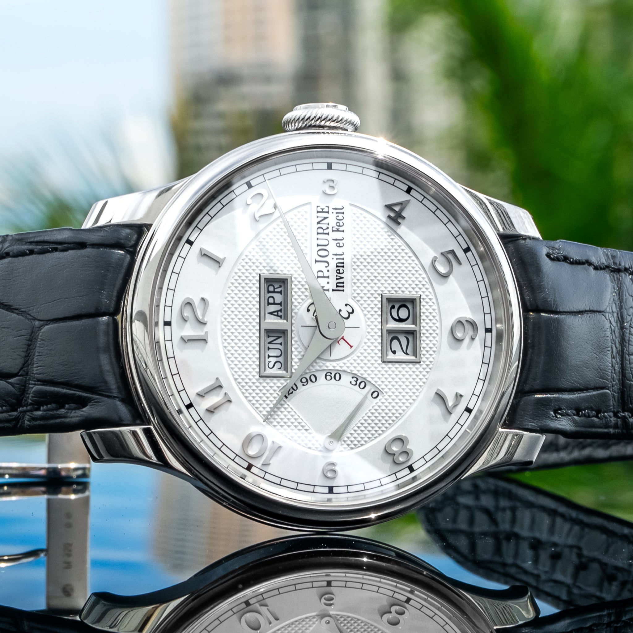 F.P. Journe Quantième Perpétuel Platinum White Dial 40mm