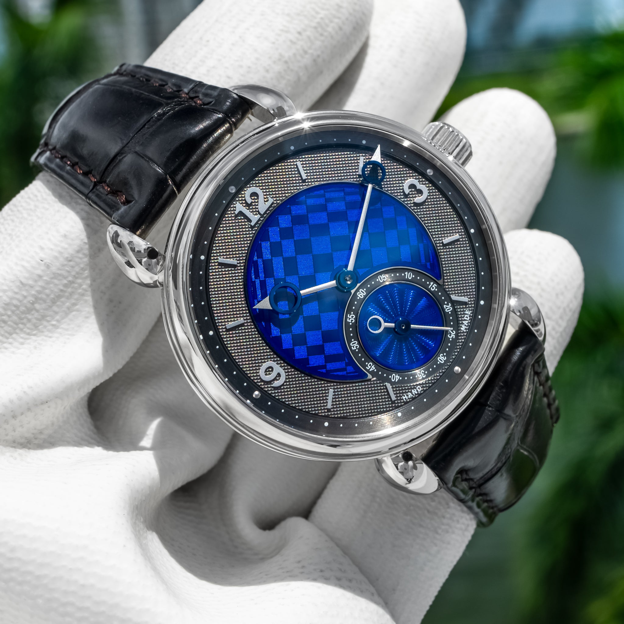 2024 Voutilainen Vingt-8 "Optical Illusion" Platinum 39mm