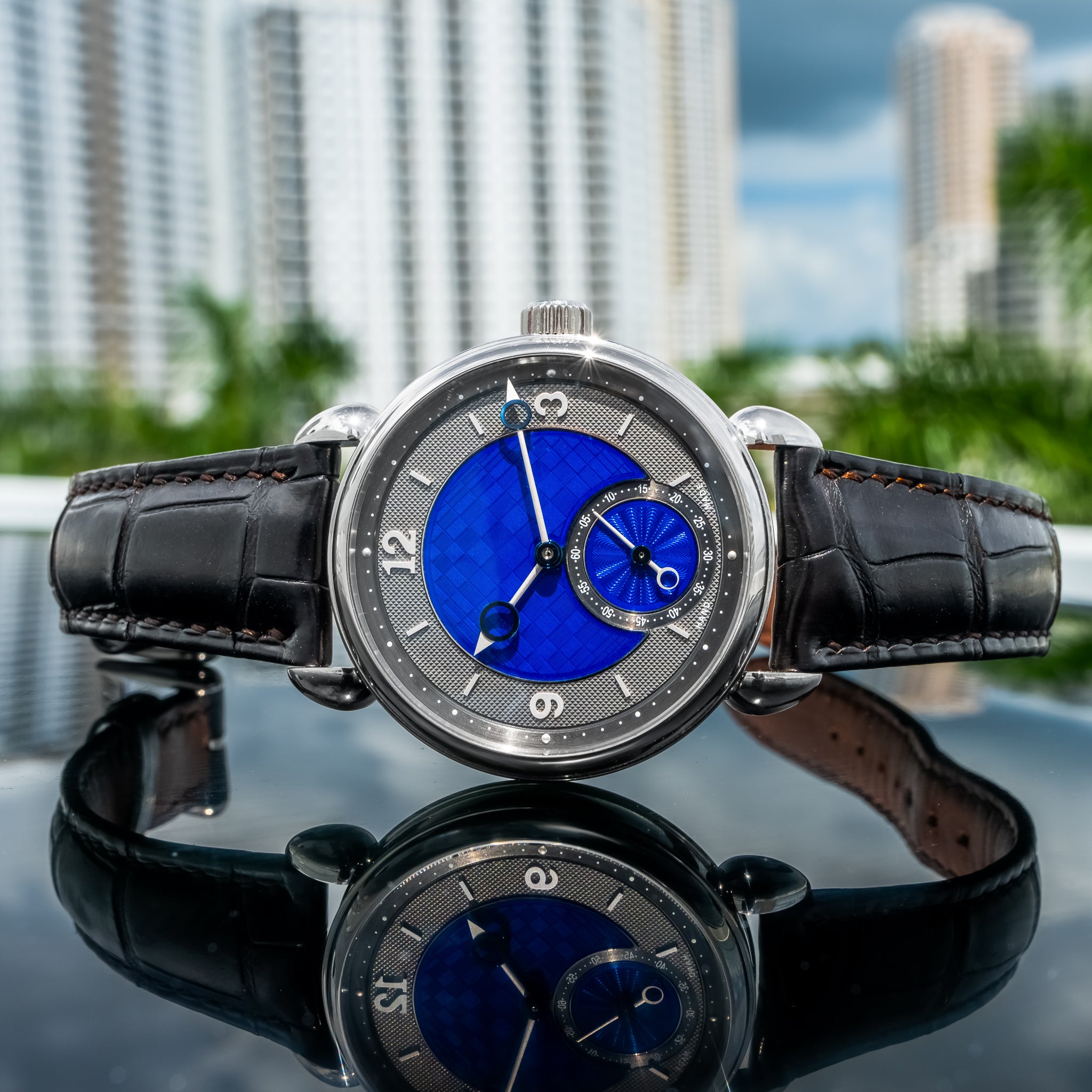 2024 Voutilainen Vingt-8 "Optical Illusion" Platinum 39mm