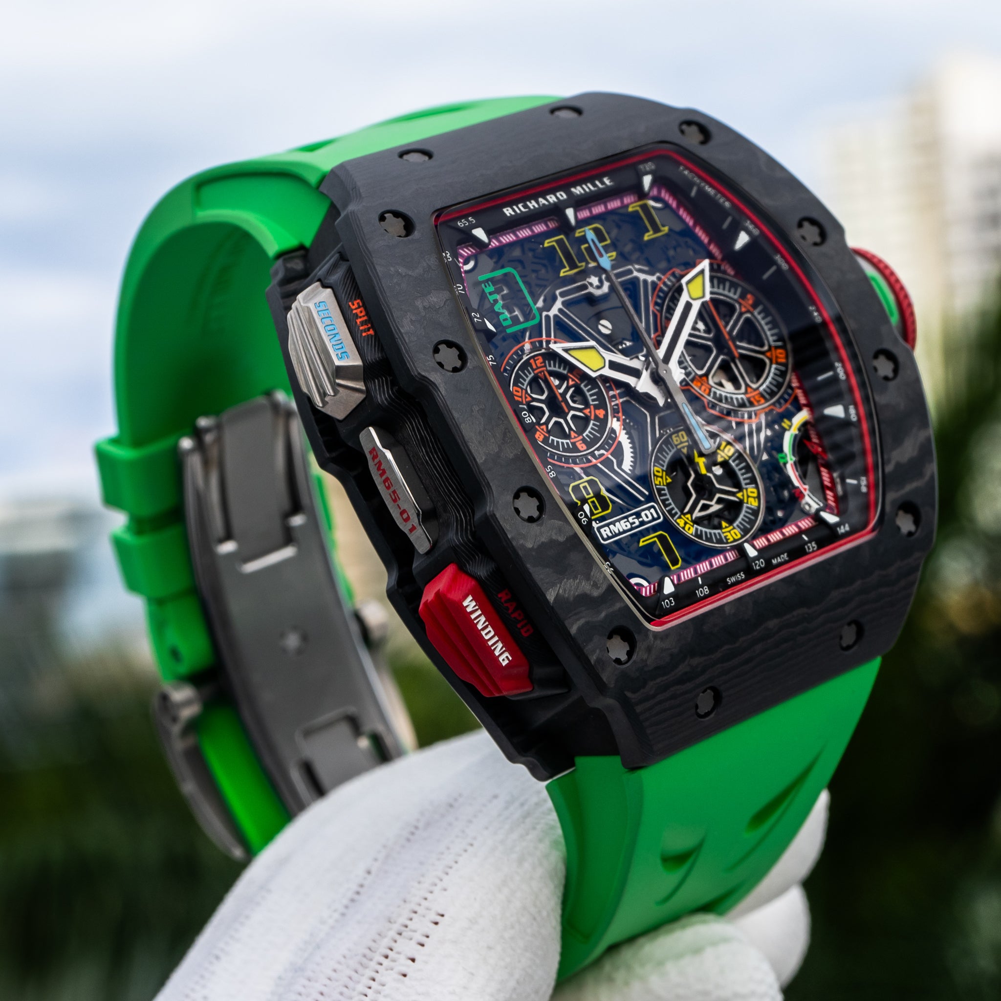 Richard Mille 2021 RM 65-01 Split-Seconds Chronograph Black NTPT