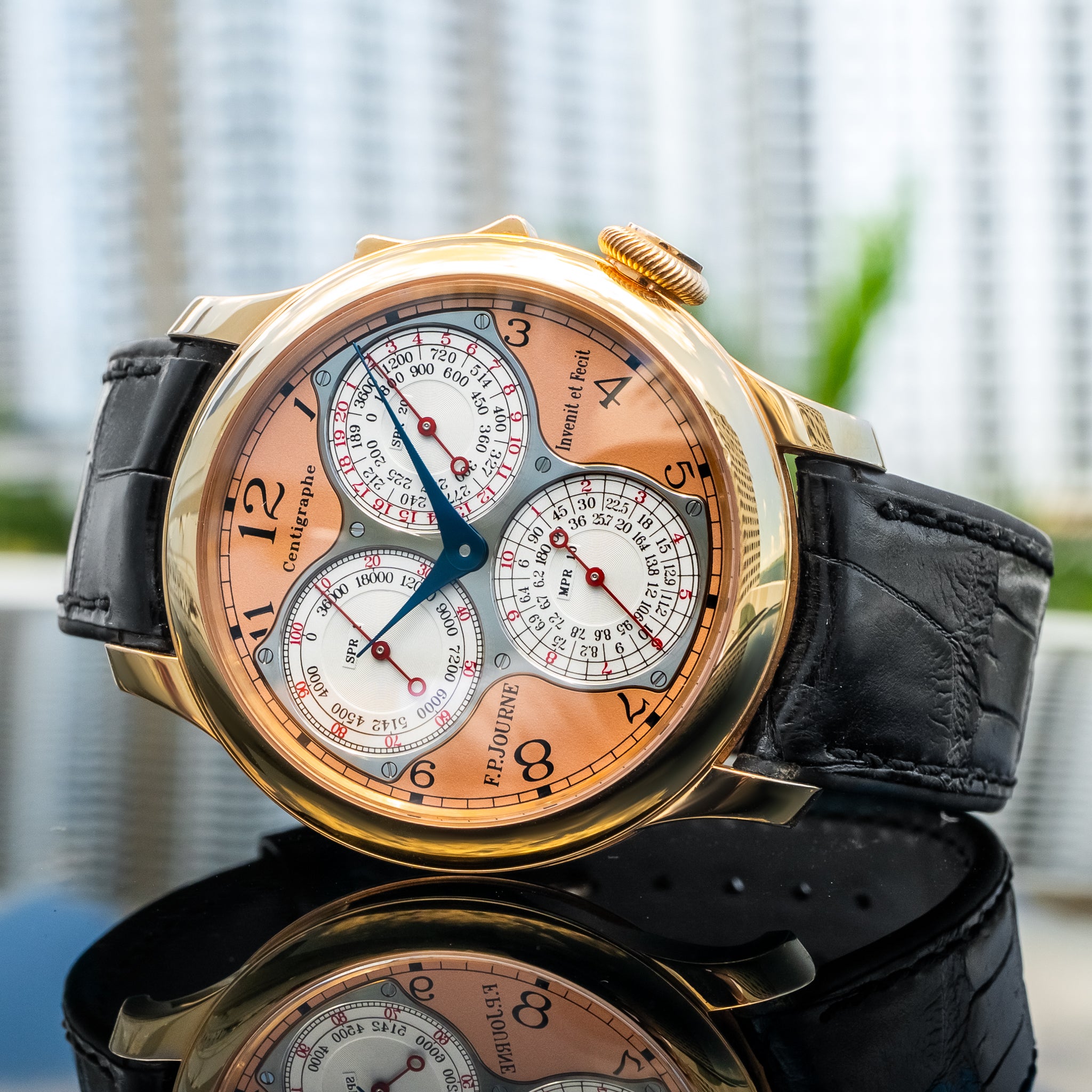 F.P. Journe Centigraphe Souverain Salmon Dial 40mm