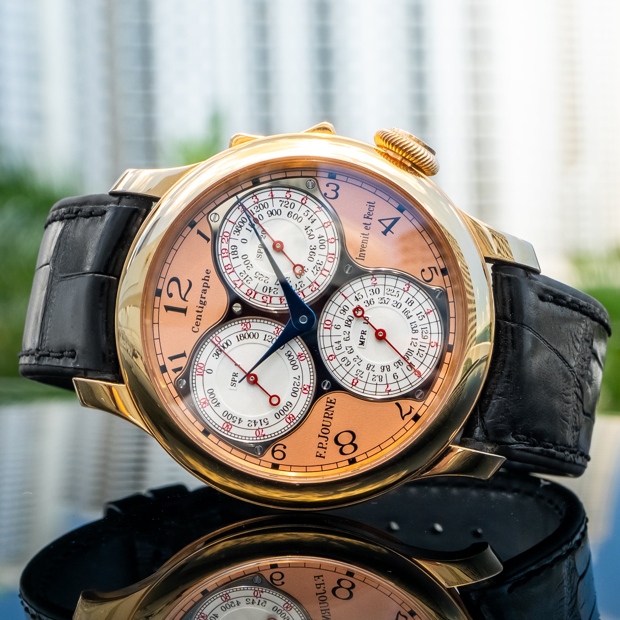 F.P. Journe Centigraphe Souverain Salmon Dial 40mm