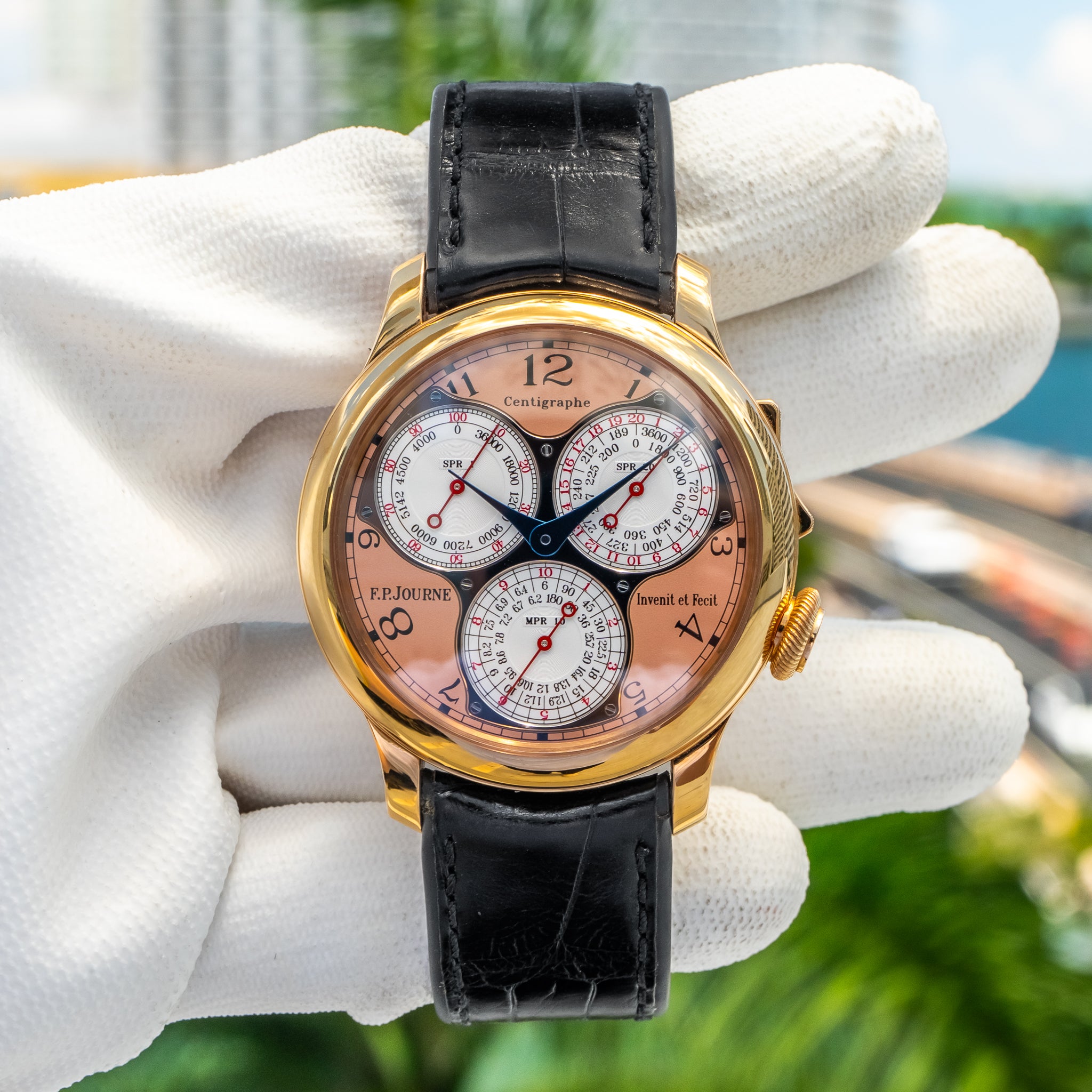 F.P. Journe Centigraphe Souverain Salmon Dial 40mm