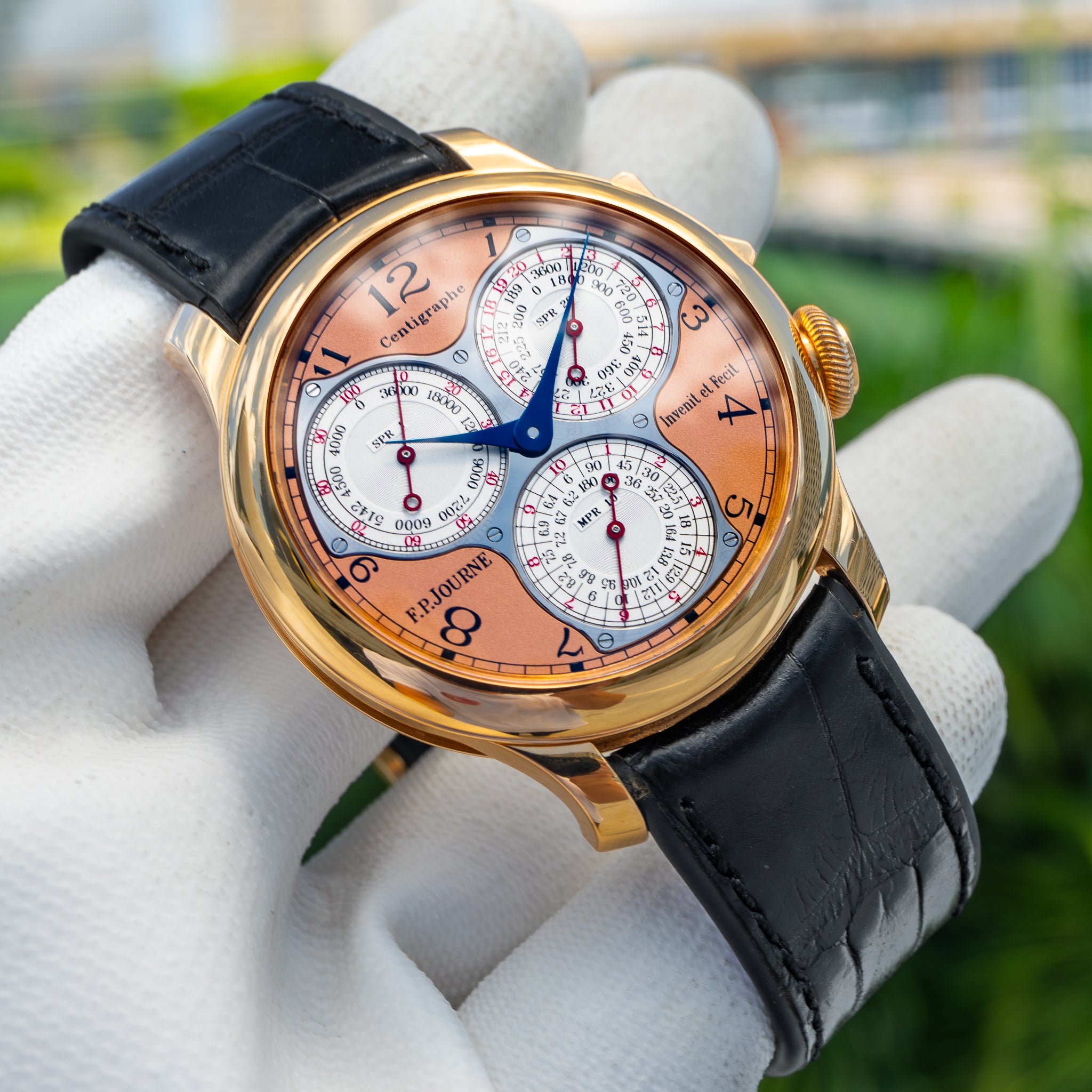 F.P. Journe Centigraphe Souverain Salmon Dial 40mm