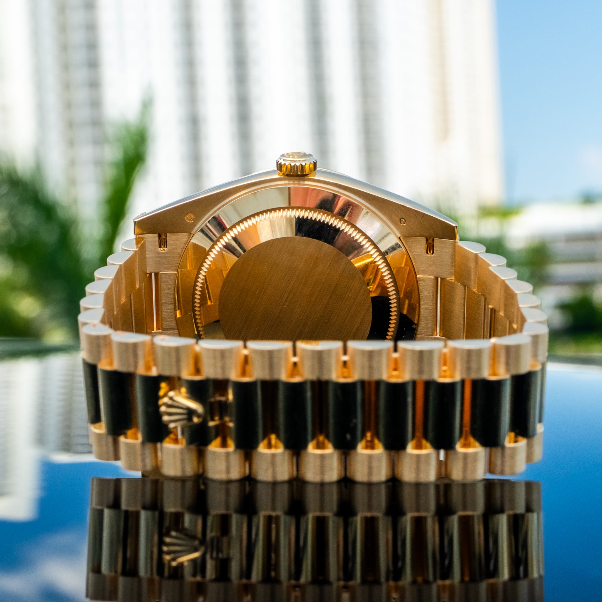 2024 Rolex Day-Date 228238A Yellow Gold Baguette 40mm