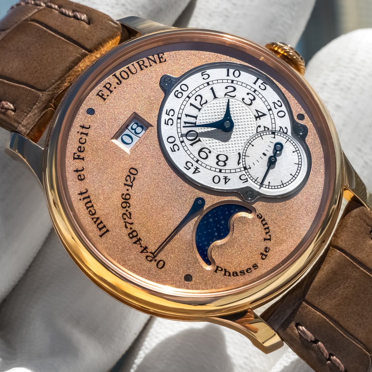 F.P. Journe Octa Lune 03L Brass Movement Rose Gold 38mm
