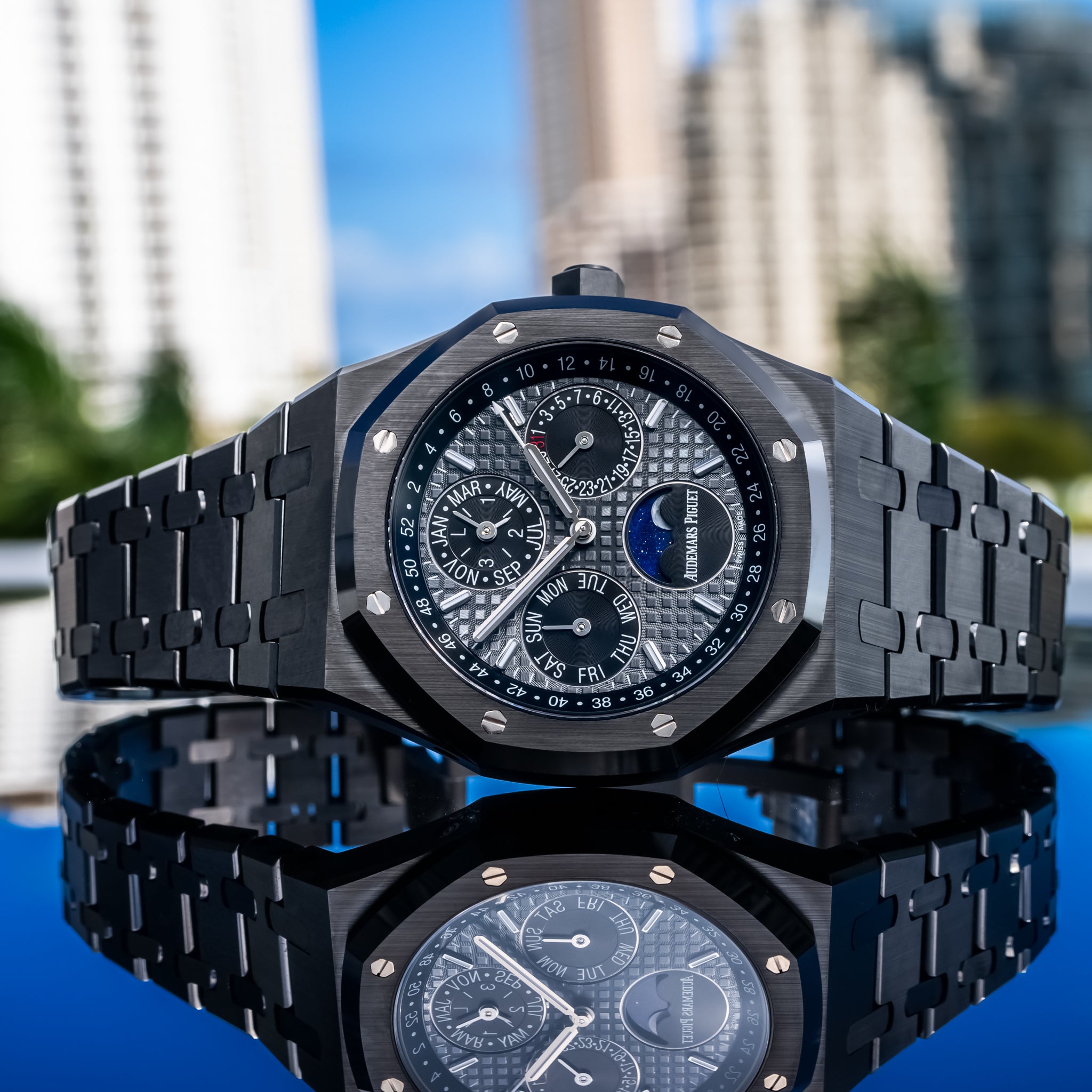 2017 Audemars Piguet Royal Oak Perpetual Calendar Black Ceramic 26579CE