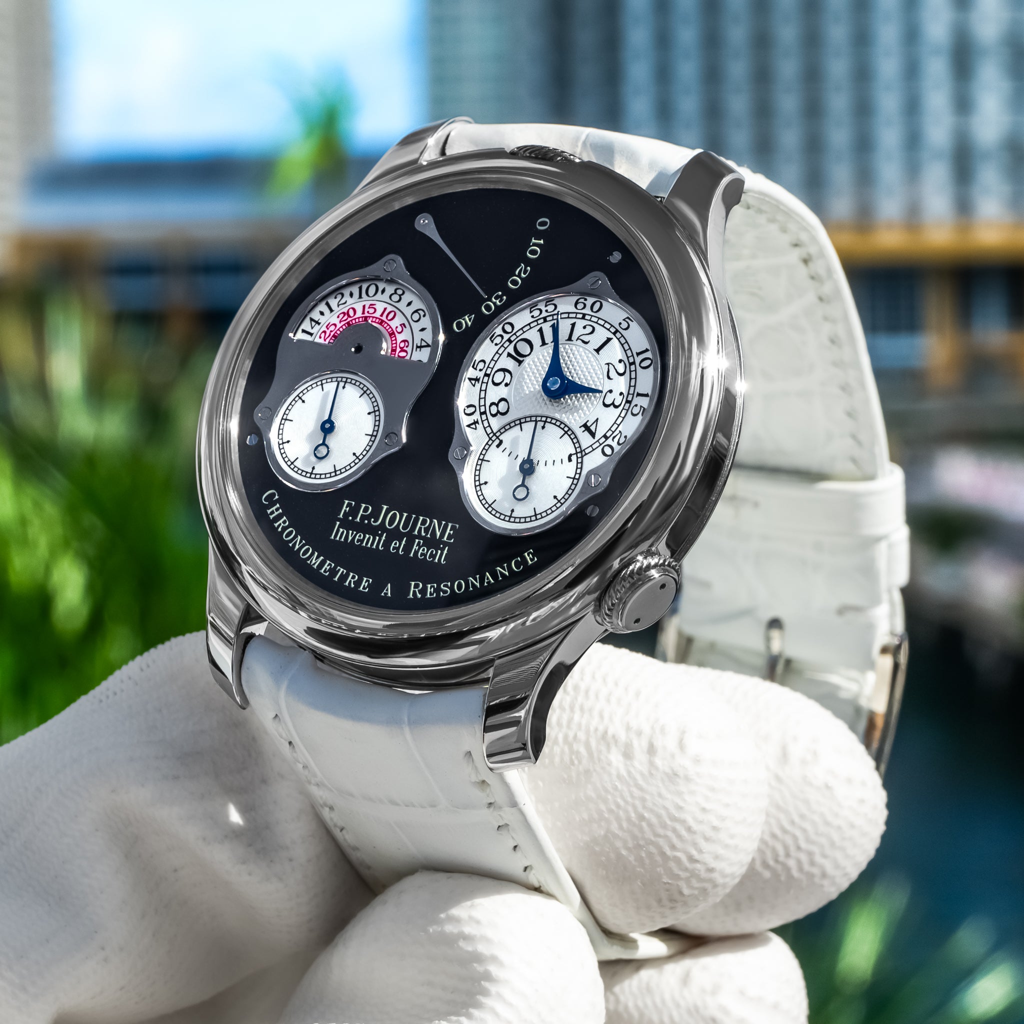 F.P. Journe Chronomètre À Résonance 'Parking Meter' Black Label 40mm
