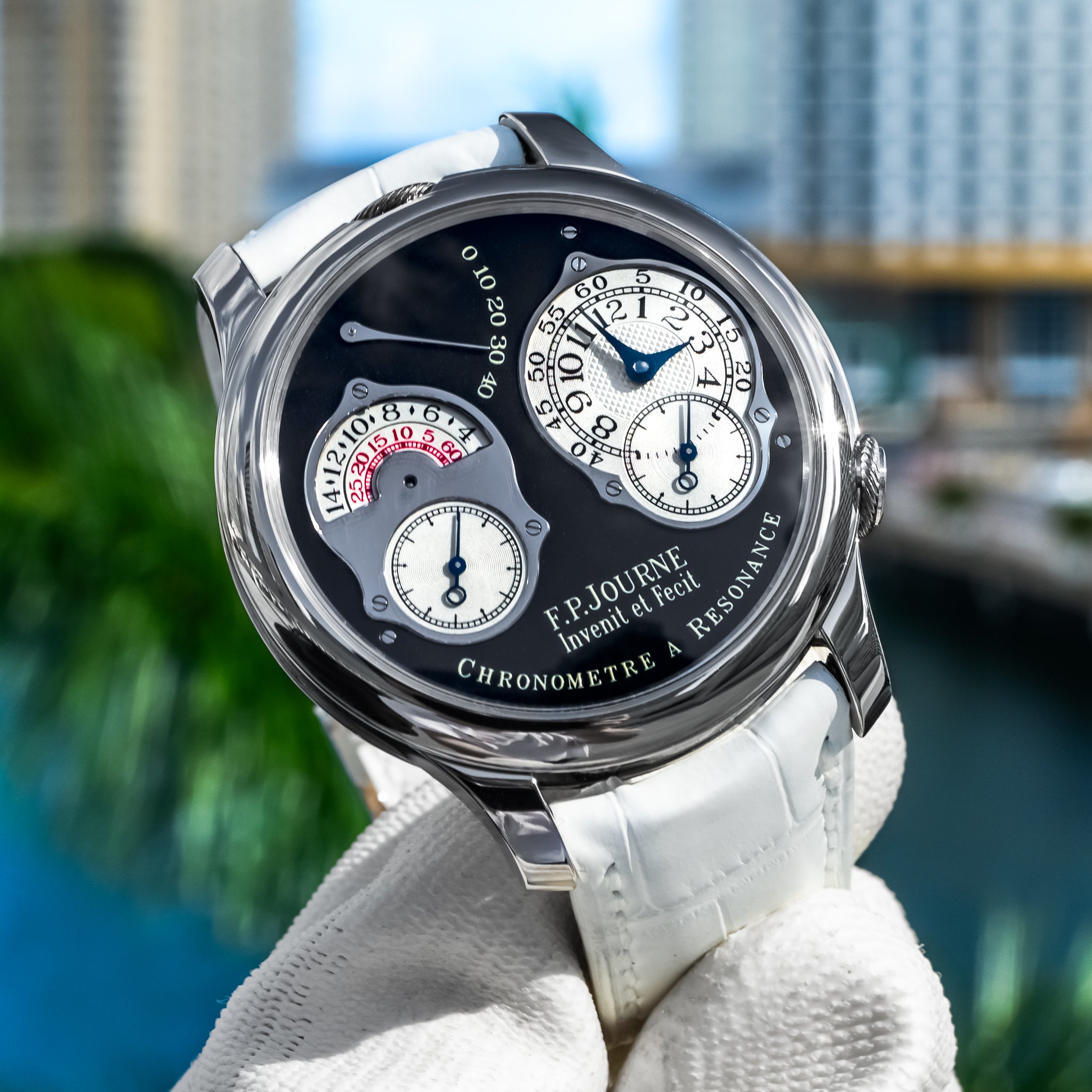 F.P. Journe Chronomètre À Résonance 'Parking Meter' Black Label 40mm