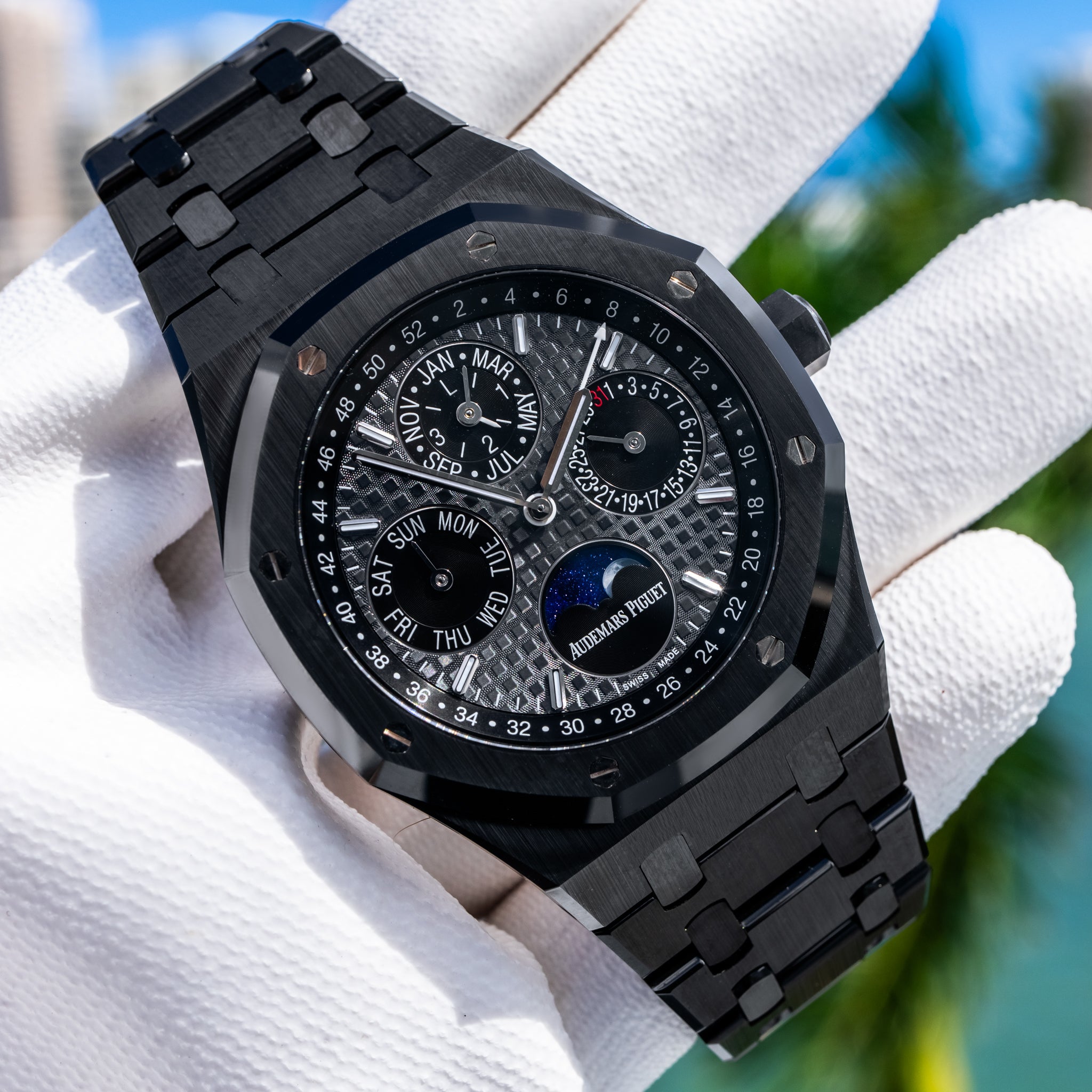2017 Audemars Piguet Royal Oak Perpetual Calendar Black Ceramic 26579CE