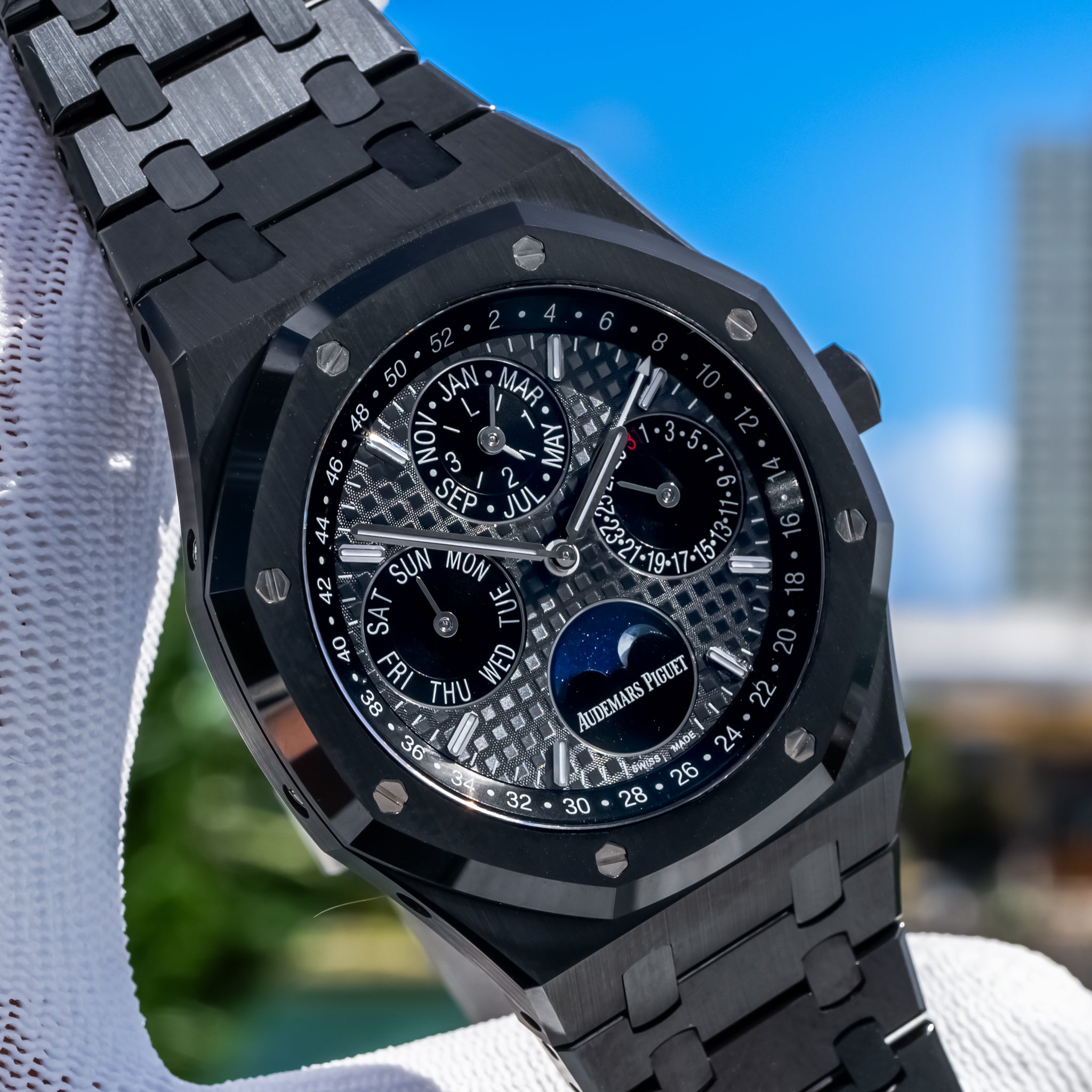 2017 Audemars Piguet Royal Oak Perpetual Calendar Black Ceramic 26579CE