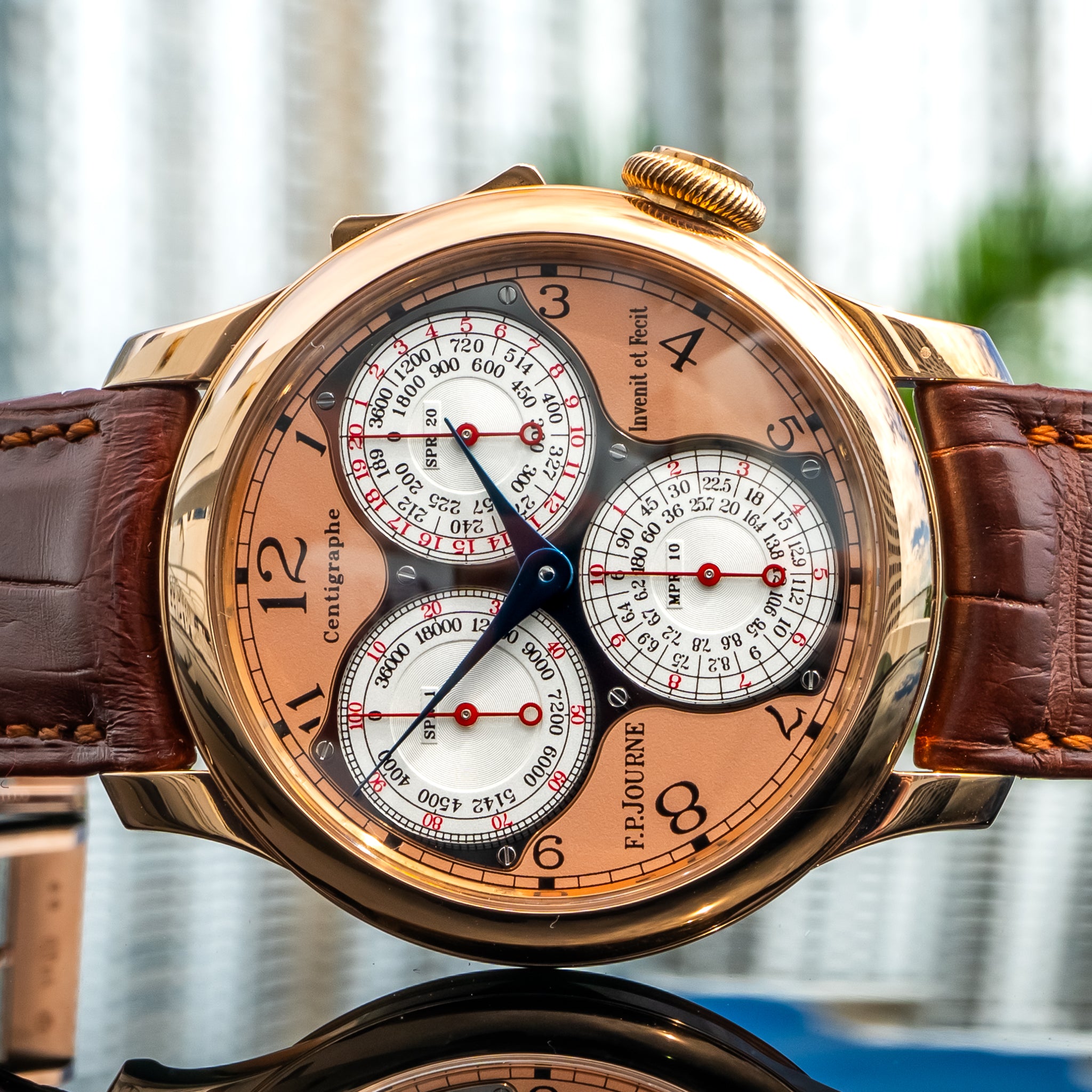 F.P. Journe Centigraphe Souverain Salmon Dial 40mm