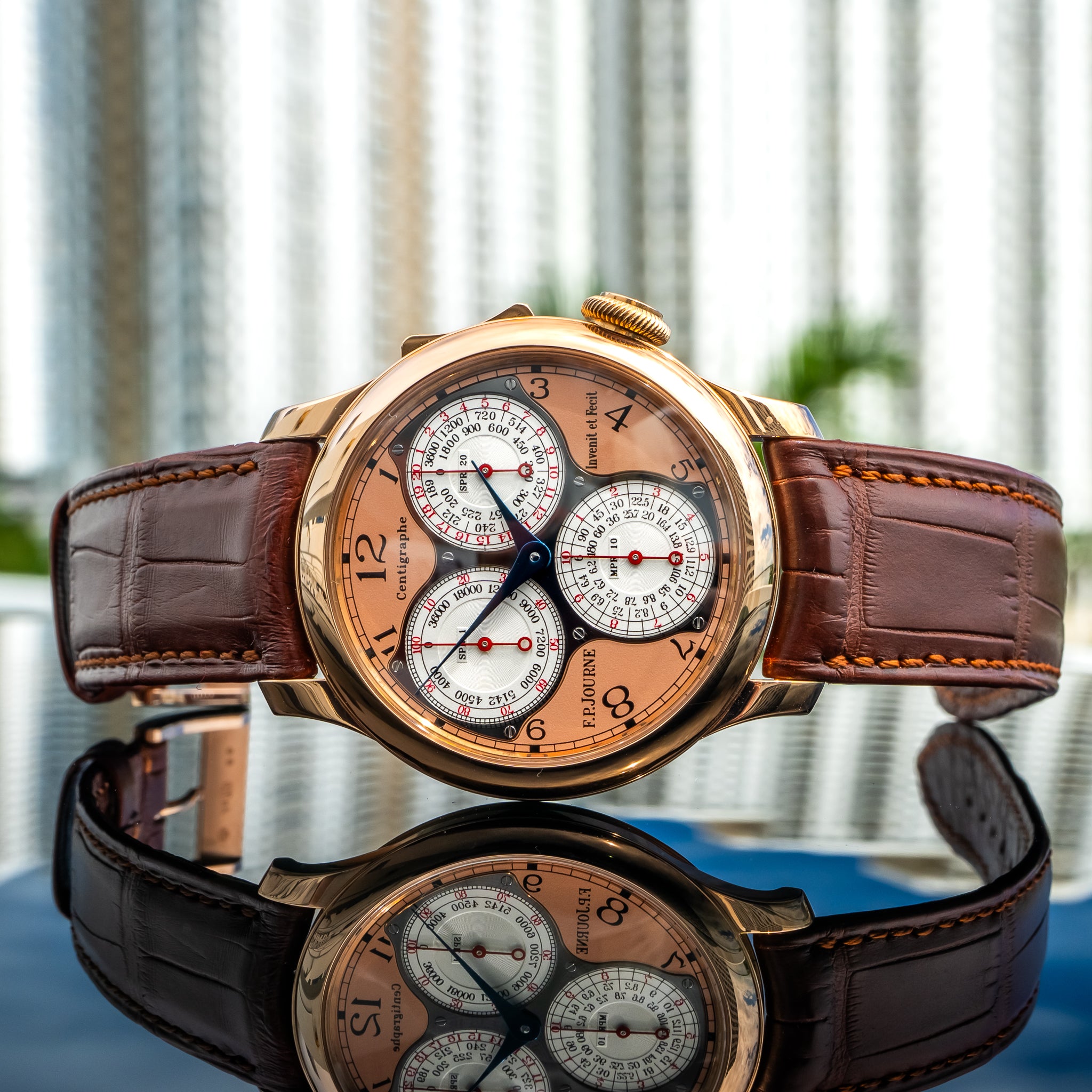 F.P. Journe Centigraphe Souverain Salmon Dial 40mm