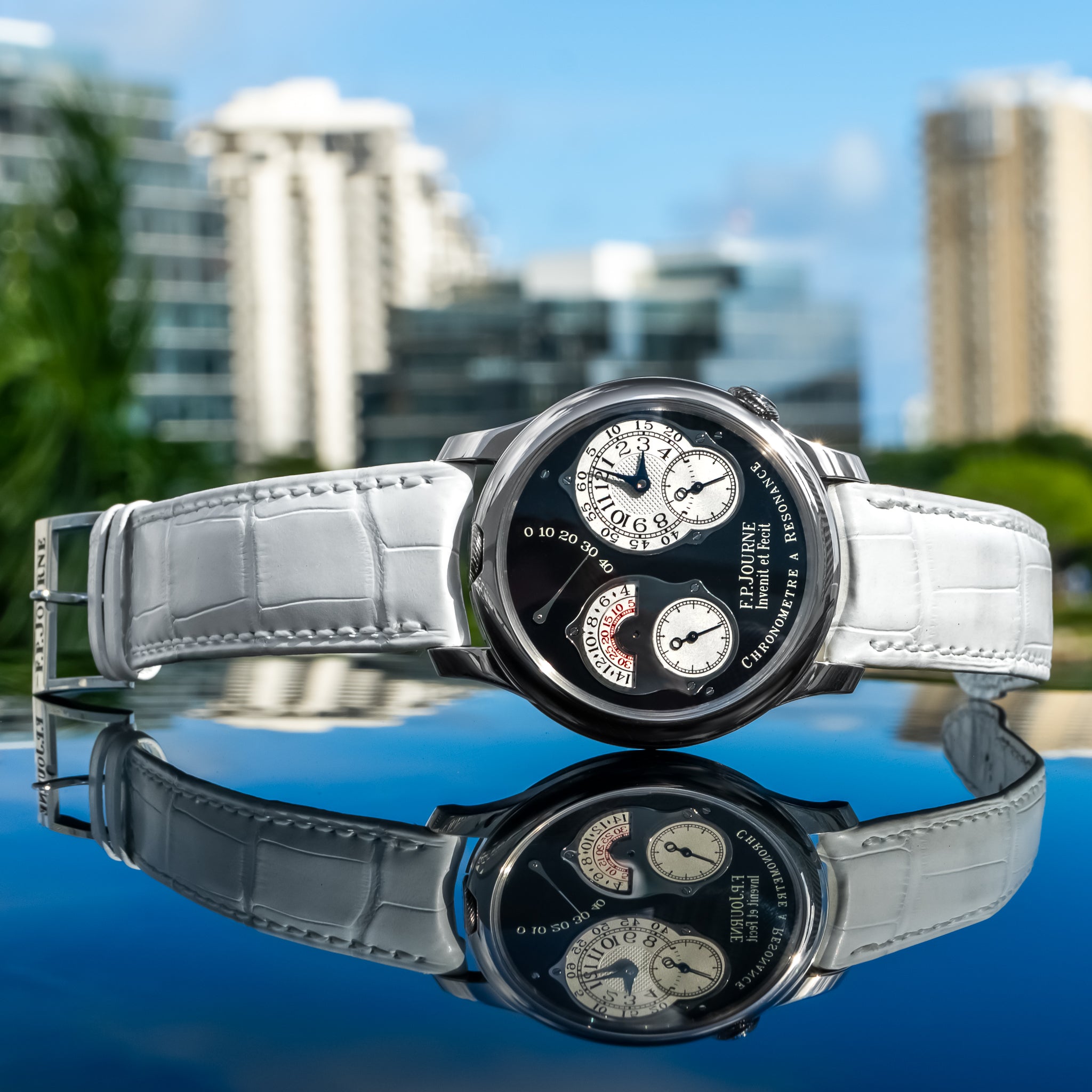 F.P. Journe Chronomètre À Résonance 'Parking Meter' Black Label 40mm
