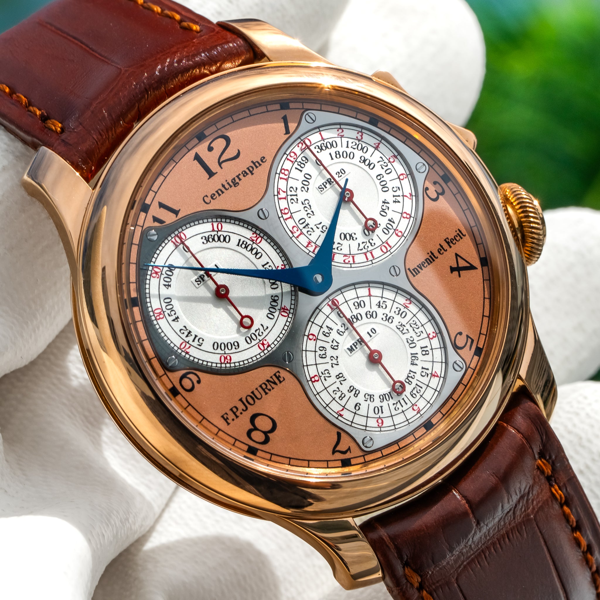 F.P. Journe Centigraphe Souverain Salmon Dial 40mm