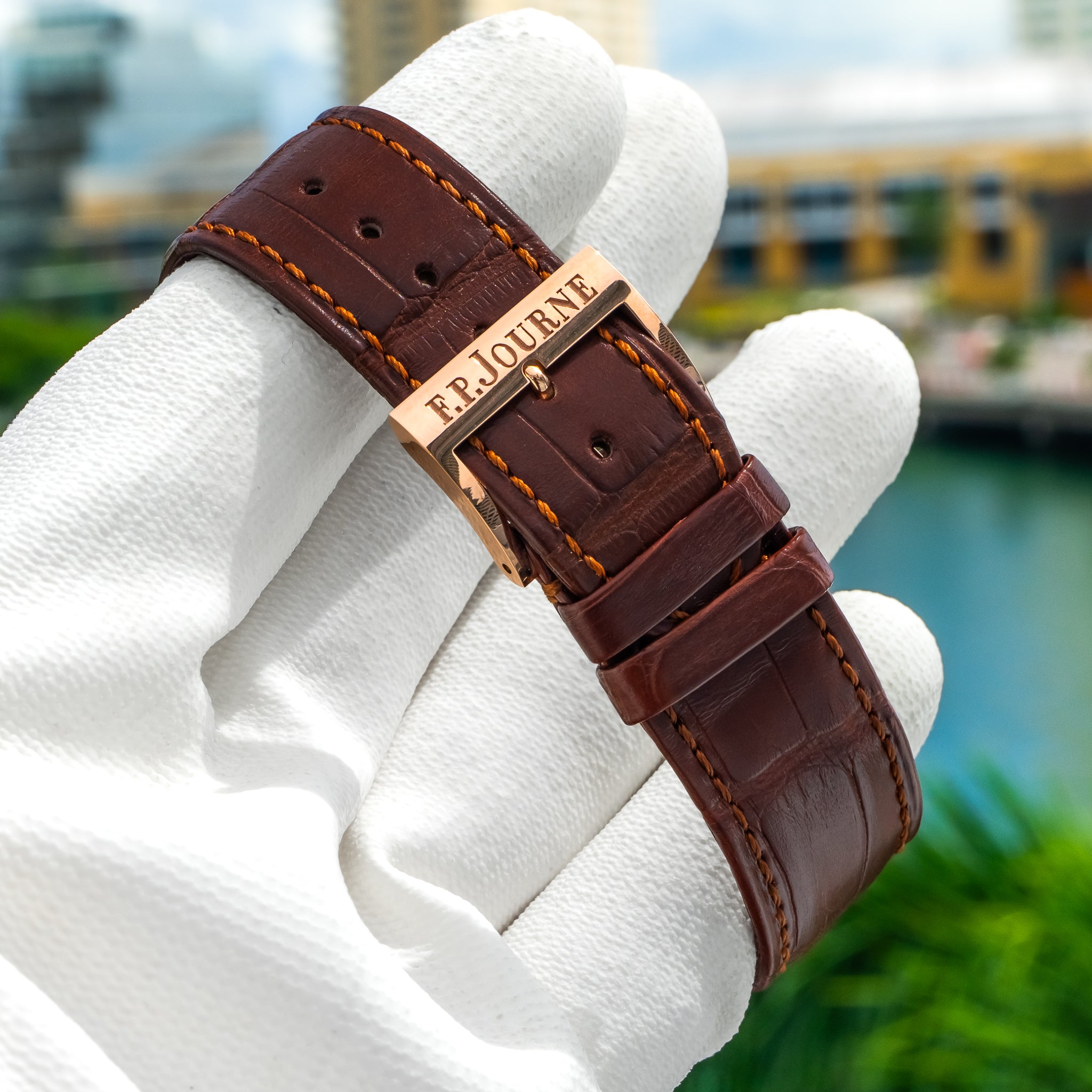 F.P. Journe Centigraphe Souverain Salmon Dial 40mm