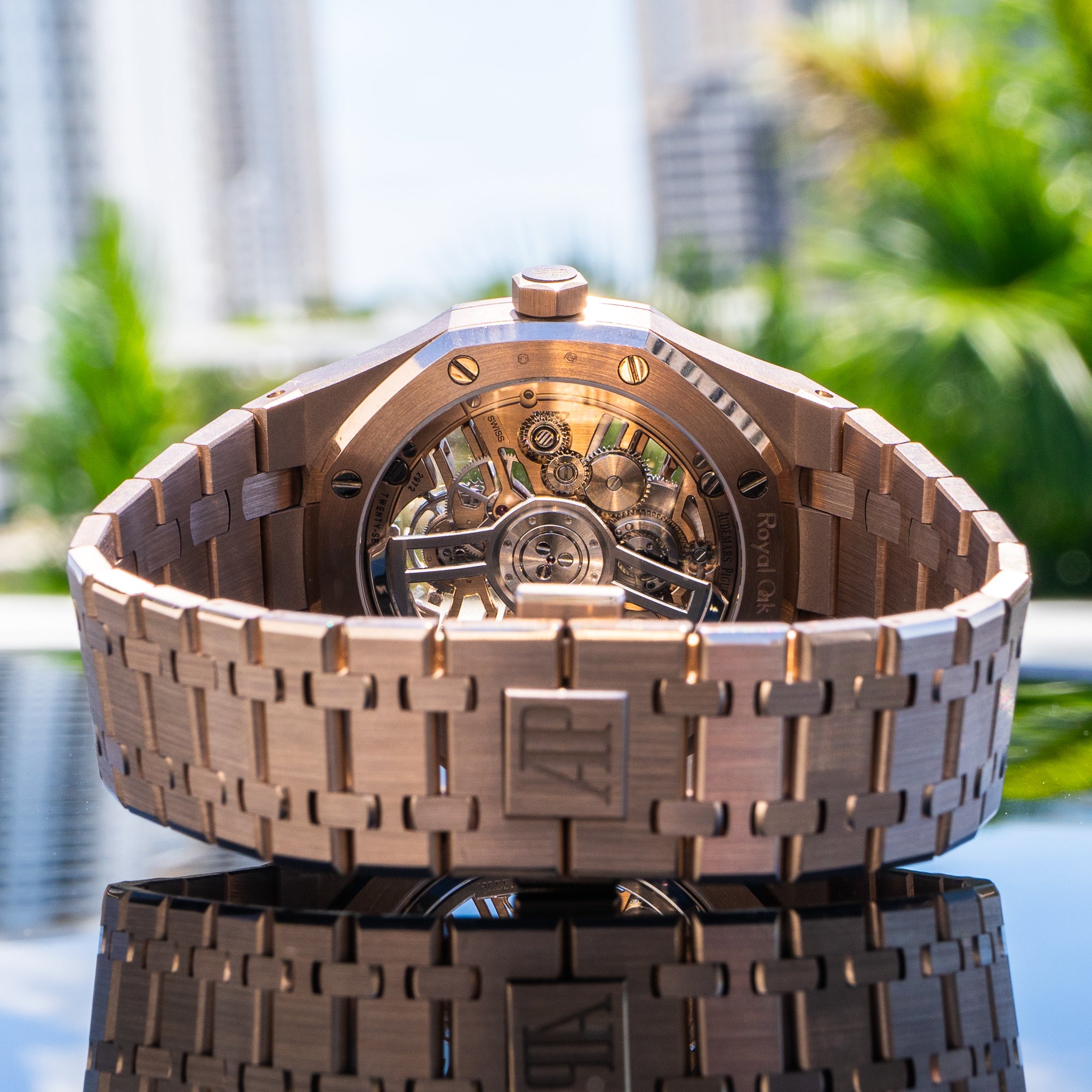 Audemars Piguet 26735SG Sand Gold Royal Oak Flying Tourbillon Openworked 41mm