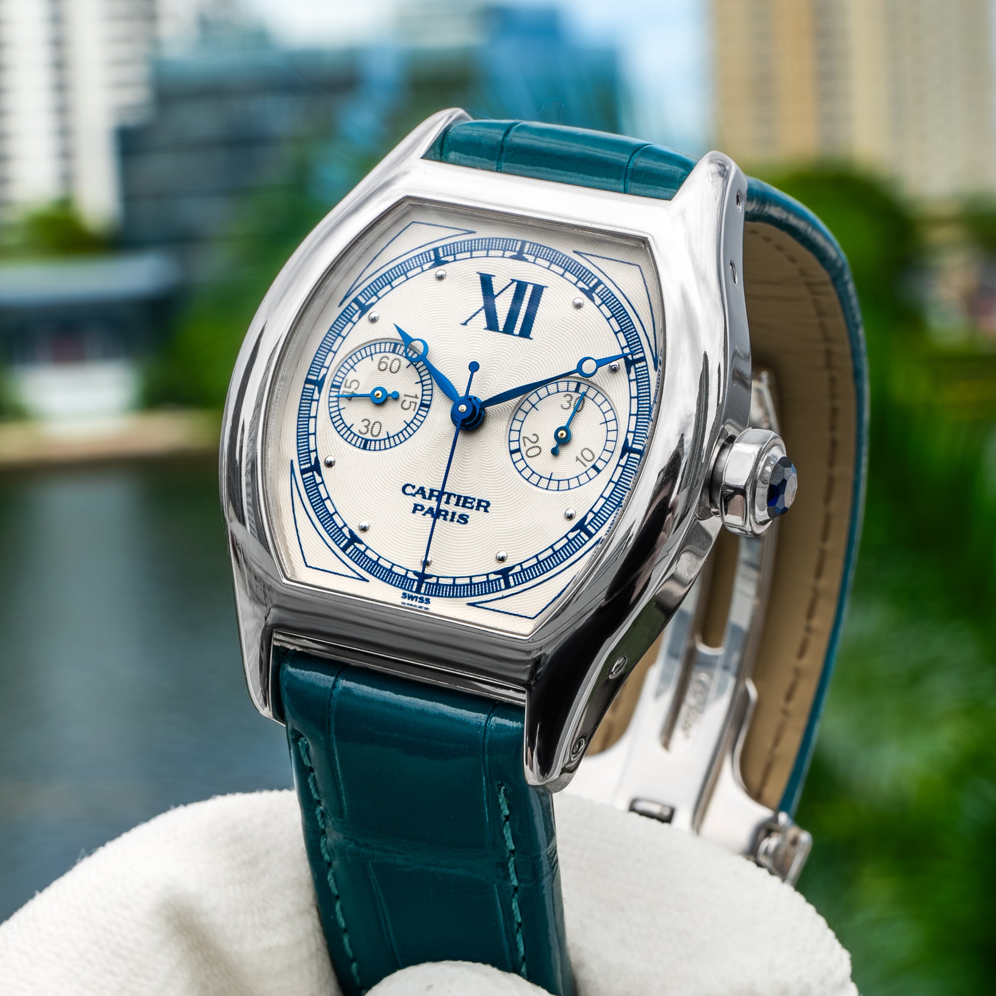 Cartier 2396 Tortue Monopusher 35mm x 45mm