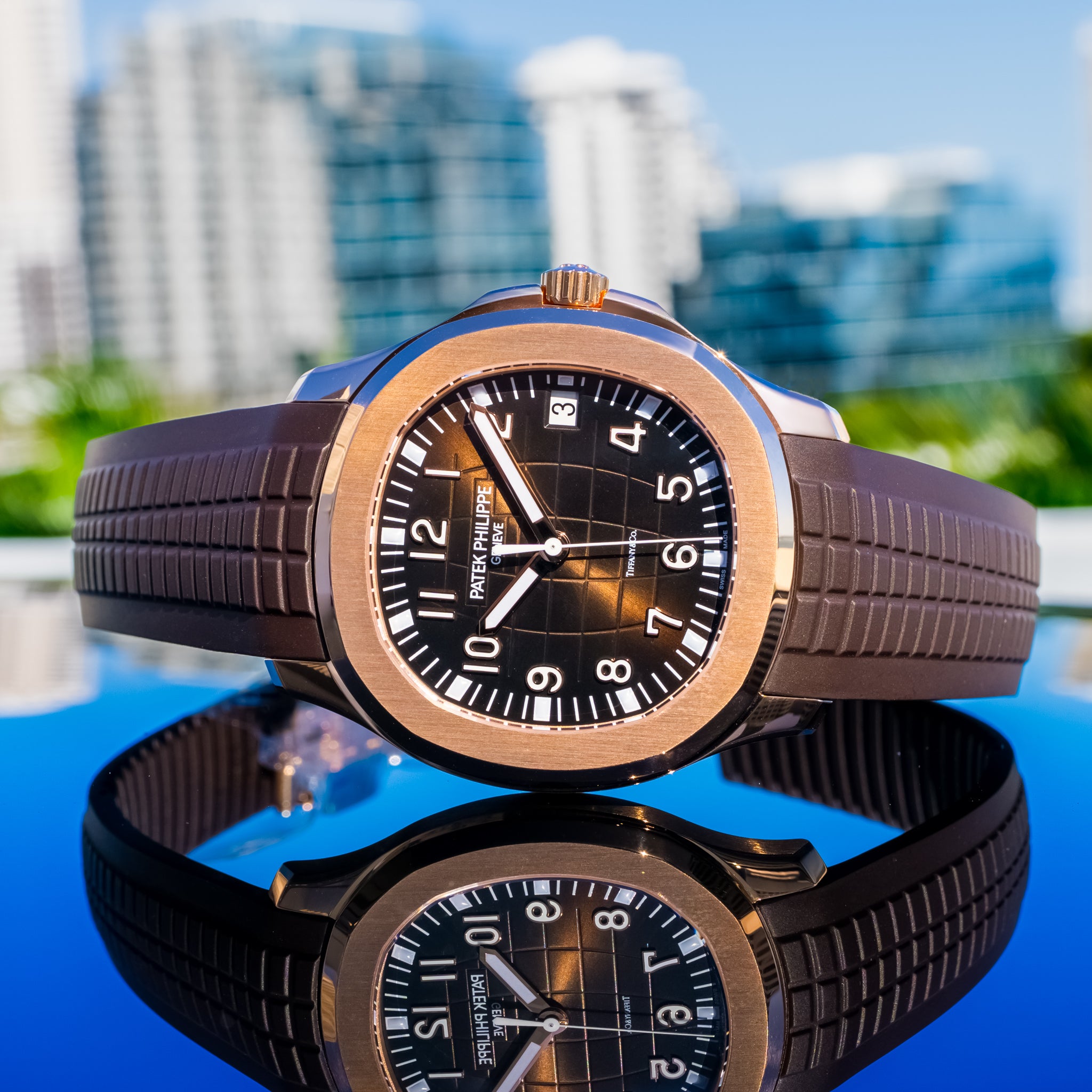 2018 Patek 5167R Tiffany & Co Stamped Aquanaut 40mm