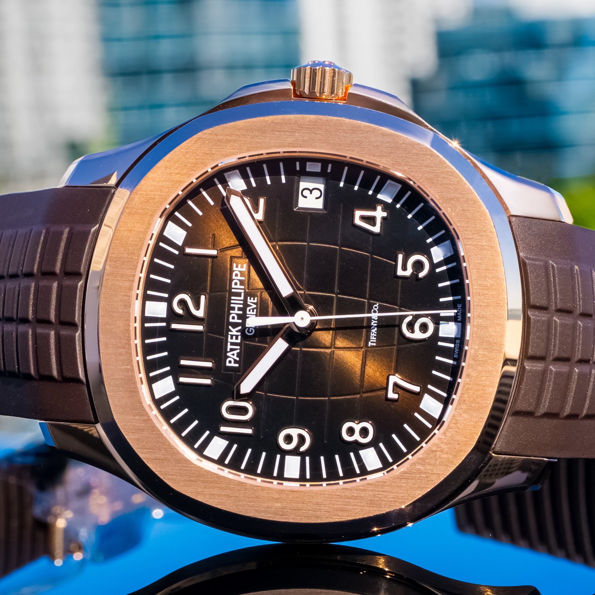 2018 Patek 5167R Tiffany & Co Stamped Aquanaut 40mm