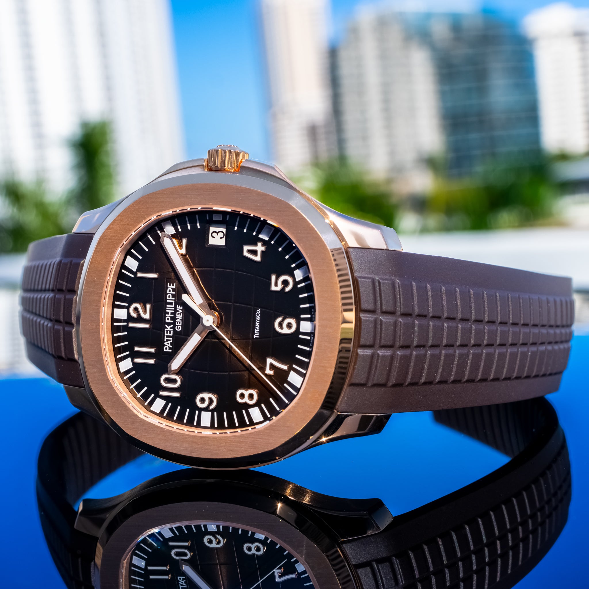 2018 Patek 5167R Tiffany & Co Stamped Aquanaut 40mm