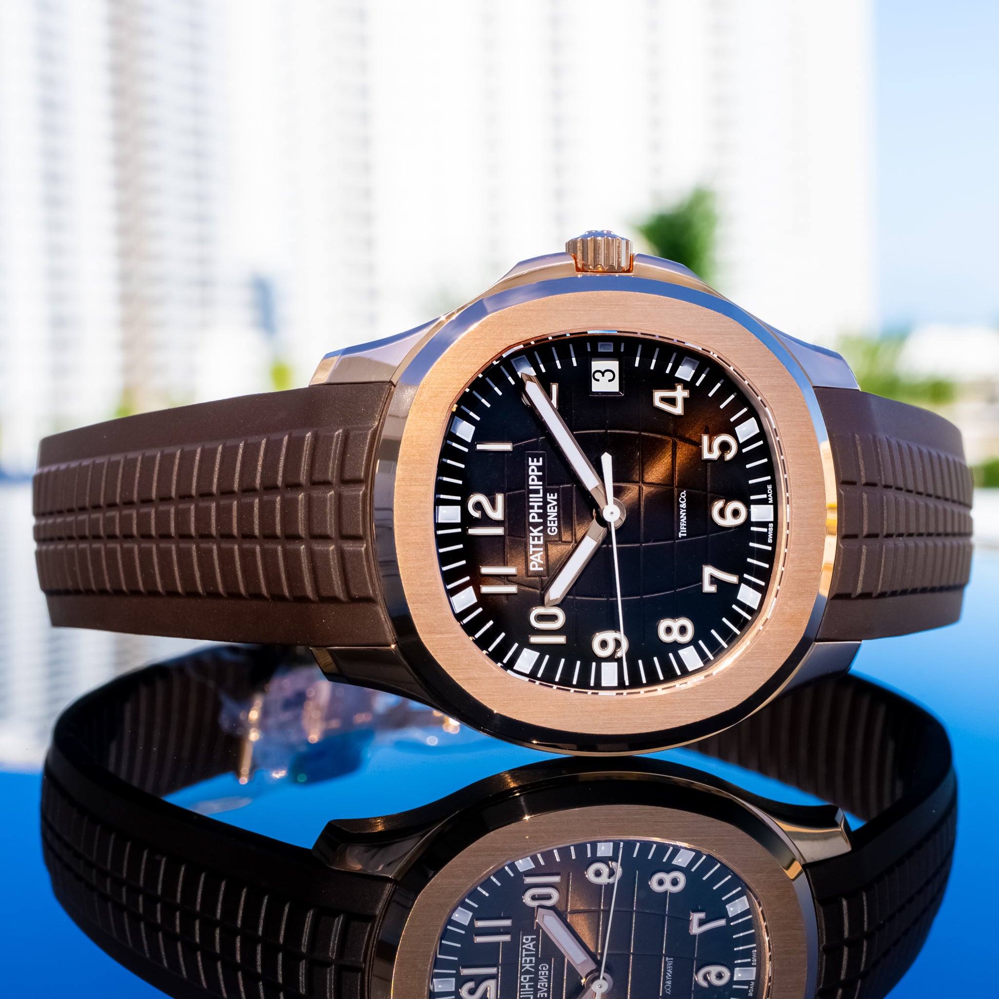 2018 Patek 5167R Tiffany & Co Stamped Aquanaut 40mm