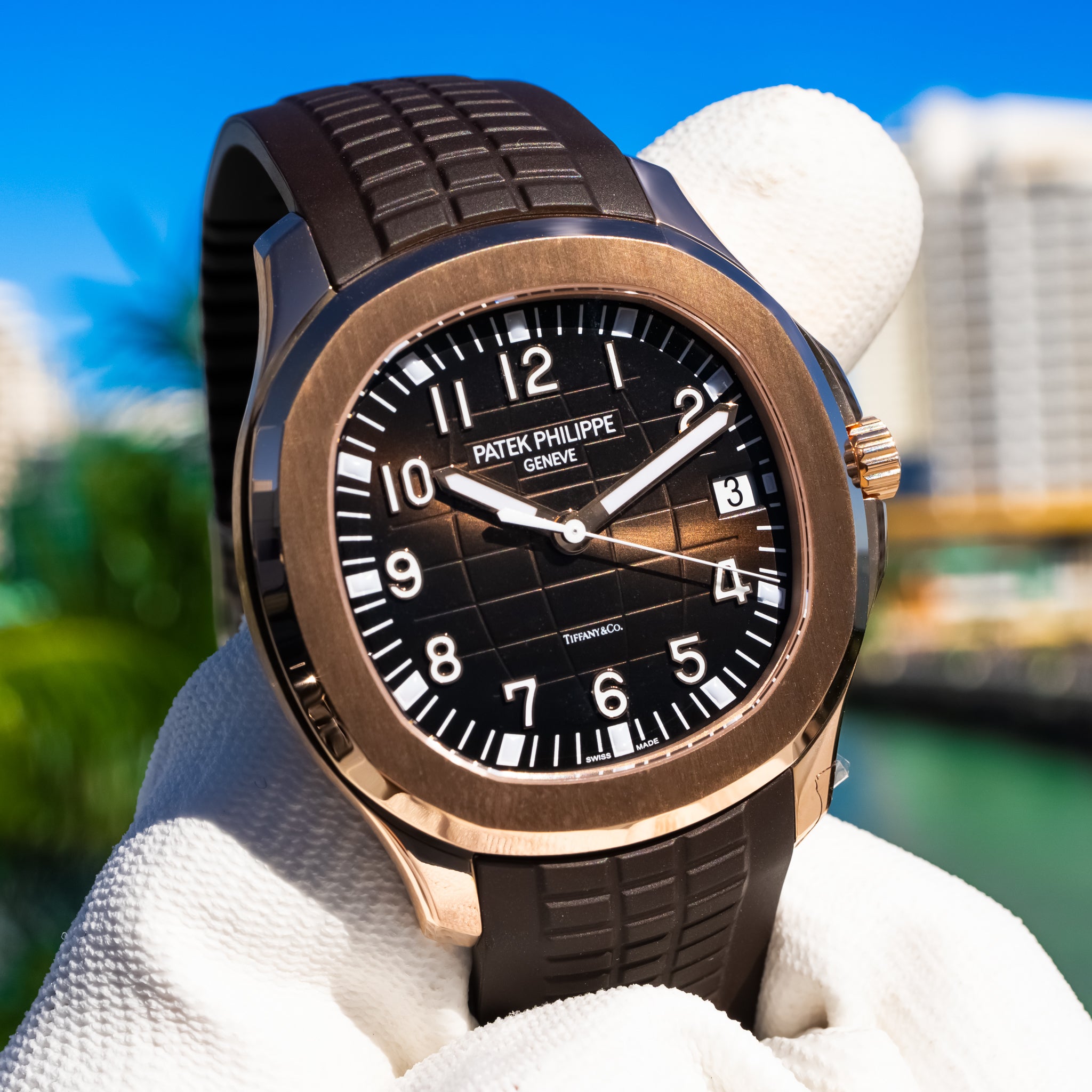 2018 Patek 5167R Tiffany & Co Stamped Aquanaut 40mm