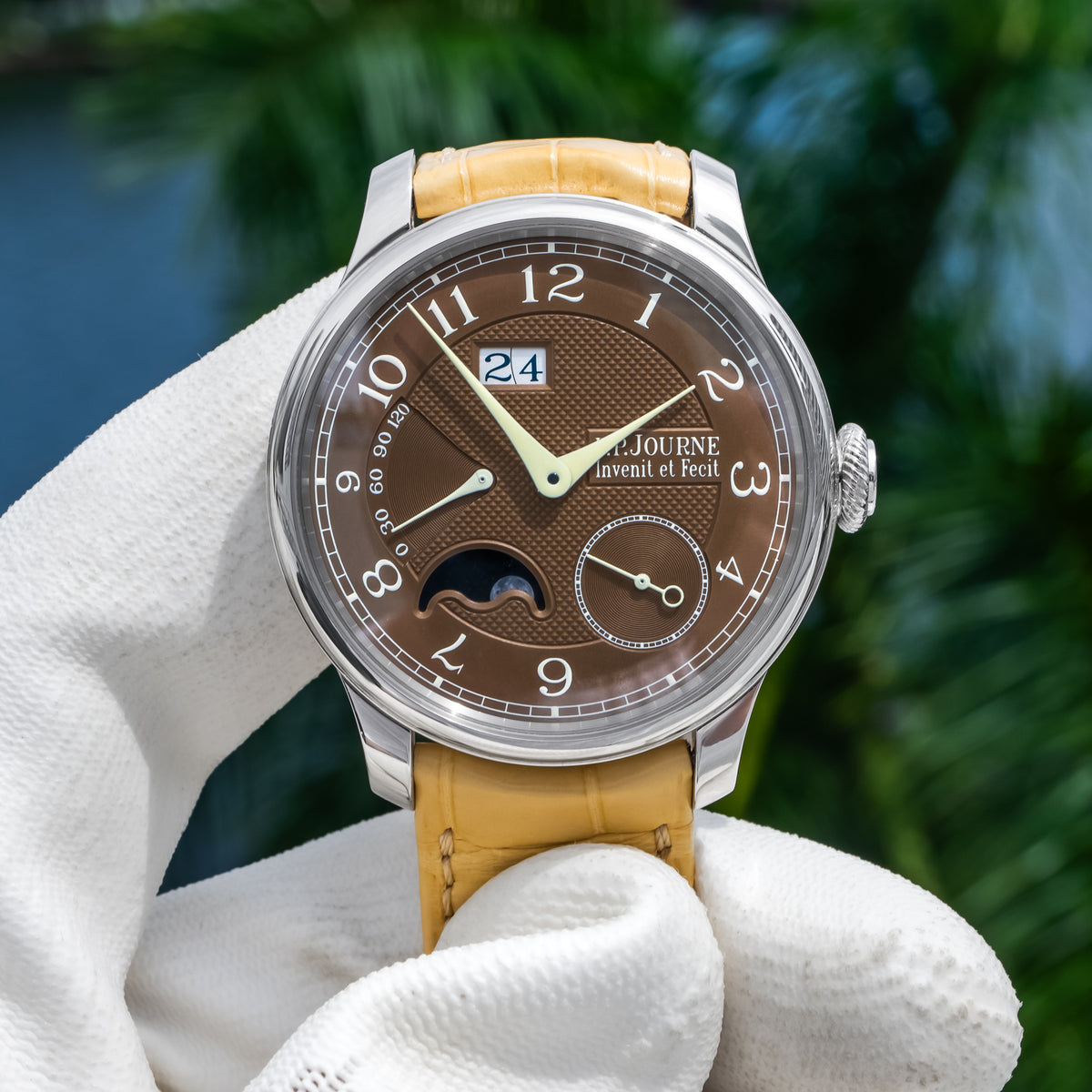 F.P. Journe AL2 Octa Automatique Lune Havana Dial 40mm