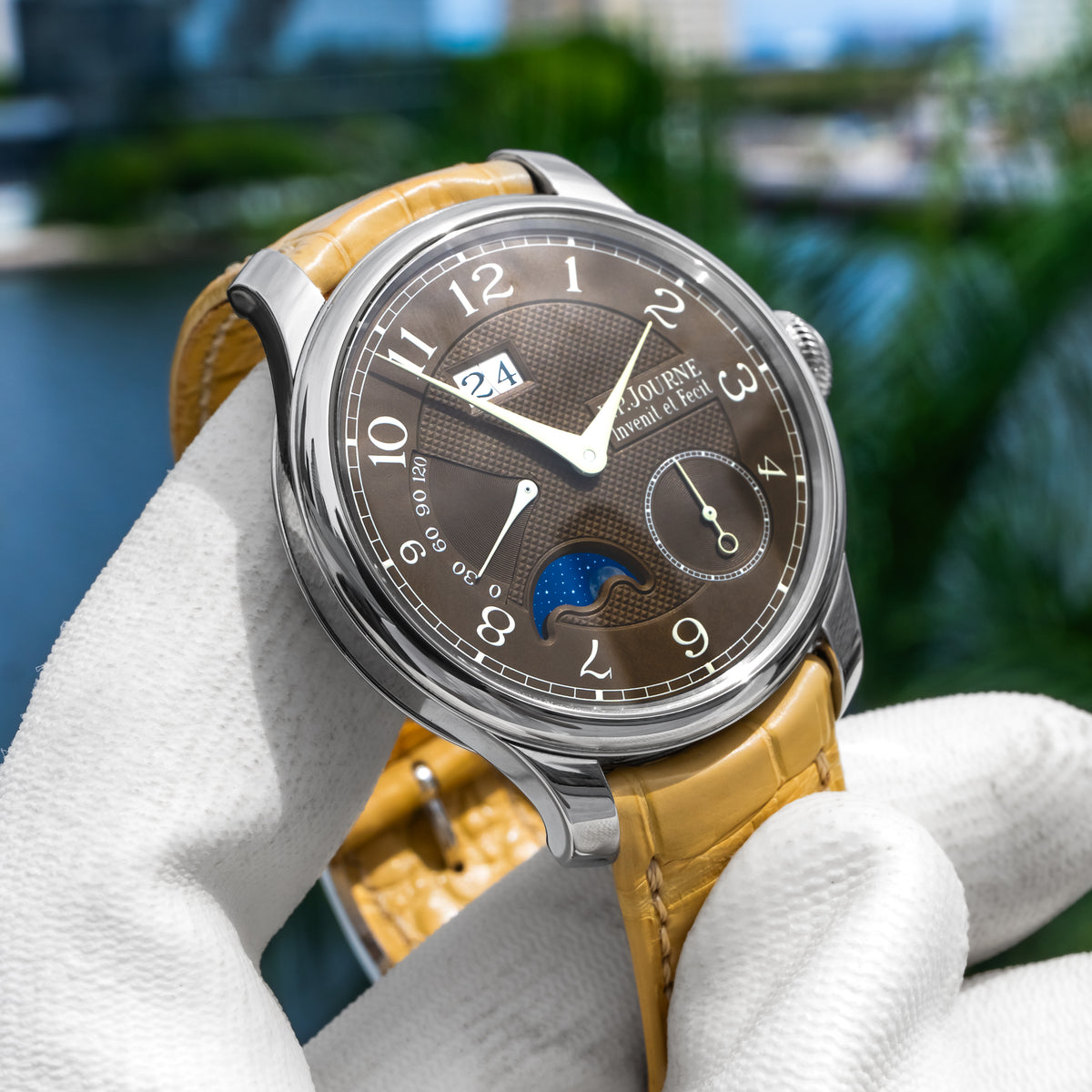 F.P. Journe AL2 Octa Automatique Lune Havana Dial 40mm