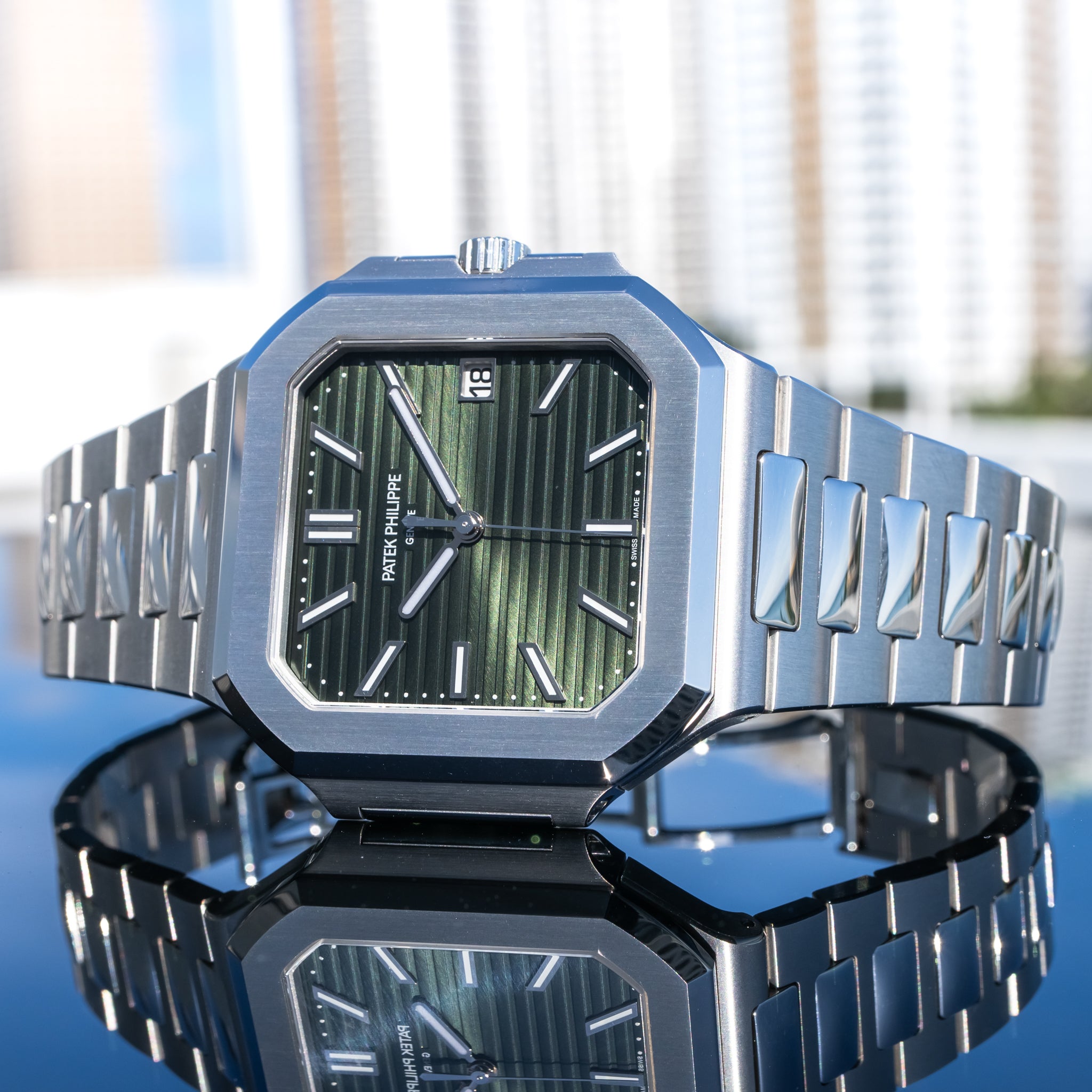 2025 Patek Philippe 5821/1A Cubitus Green Dial 45mm
