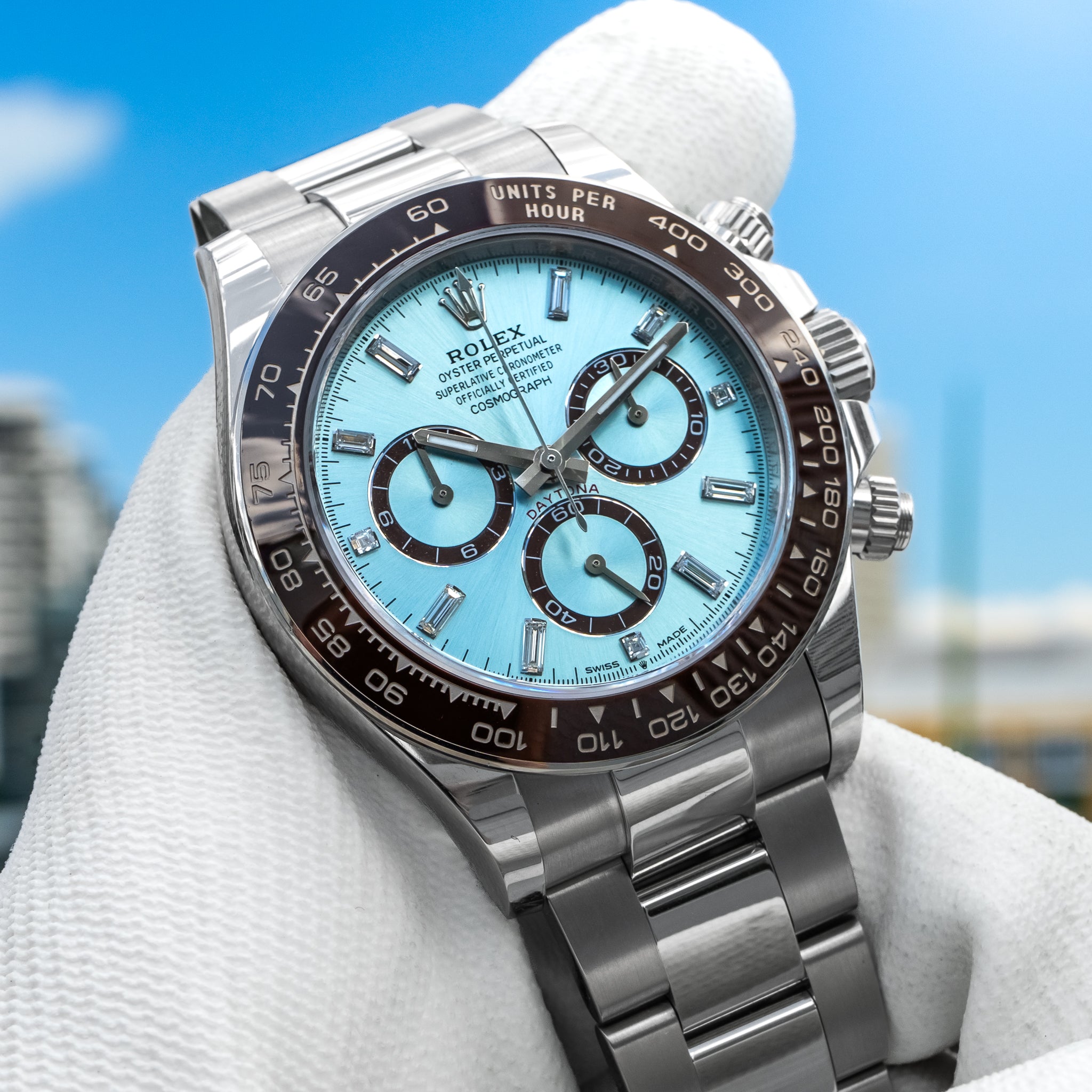 2025 Rolex 126506A Daytona Platinum Baguette 40mm
